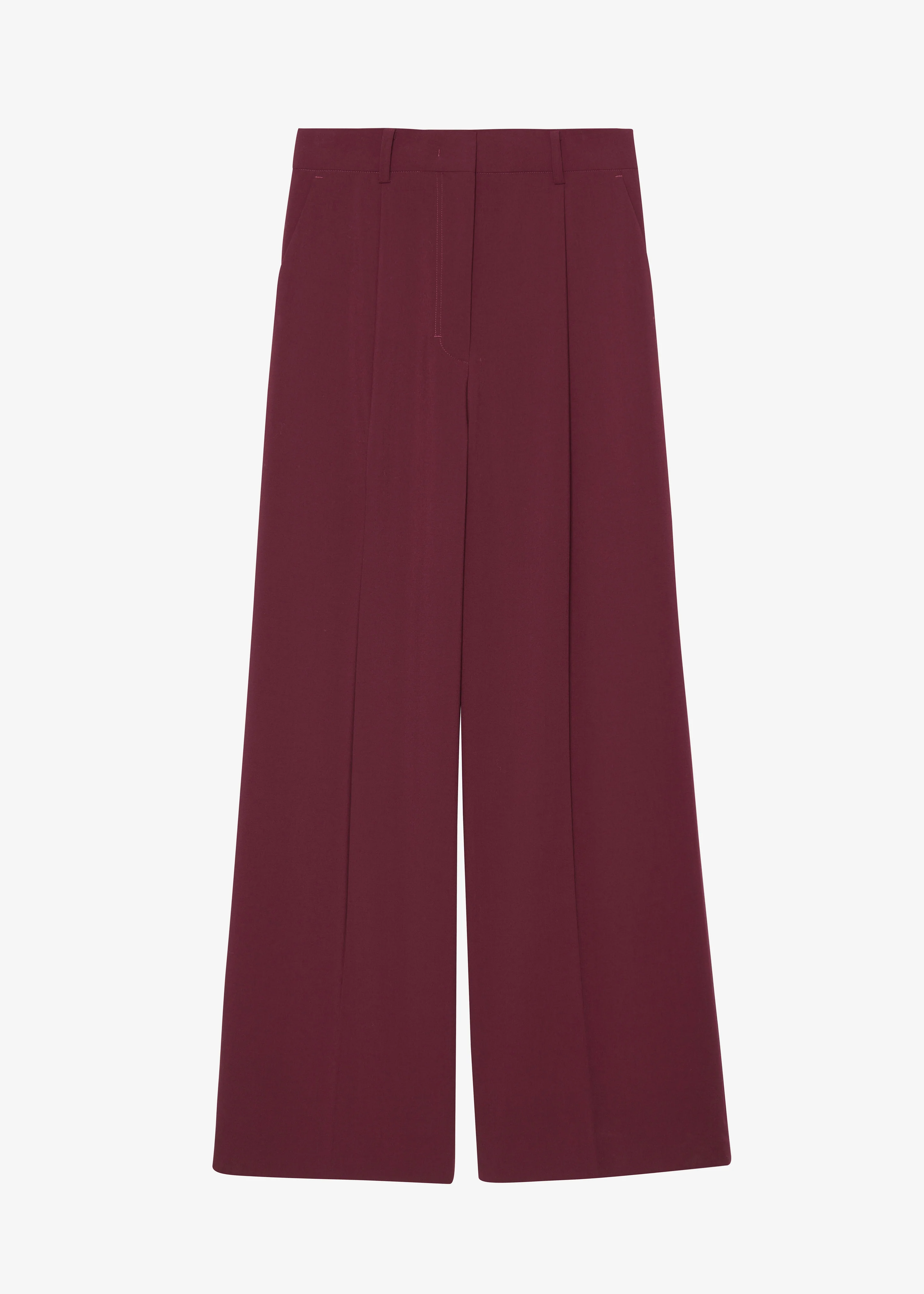 Abbie Trousers - Burgundy - Image 10