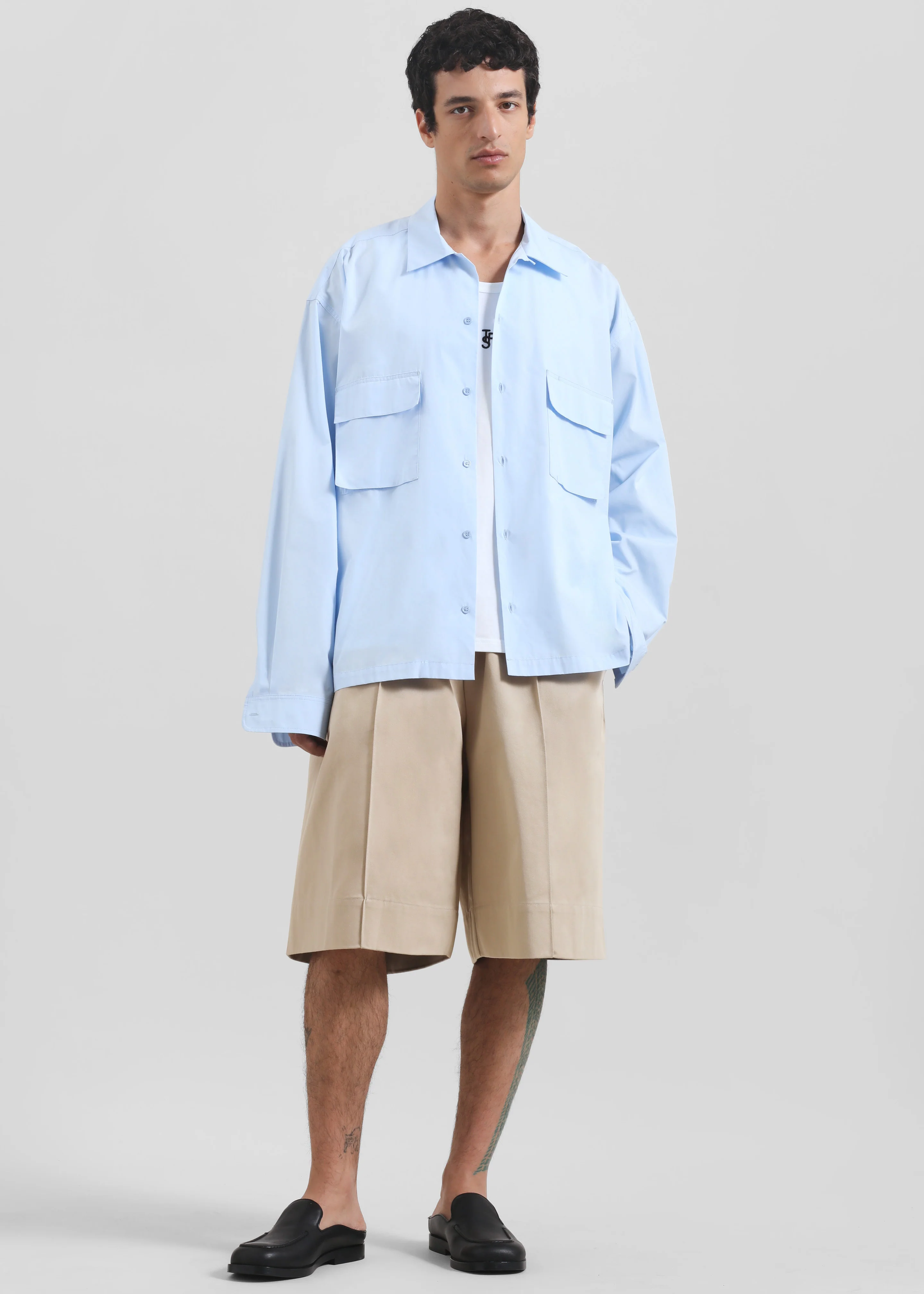 Adan Bermuda Shorts - Beige - Image 5