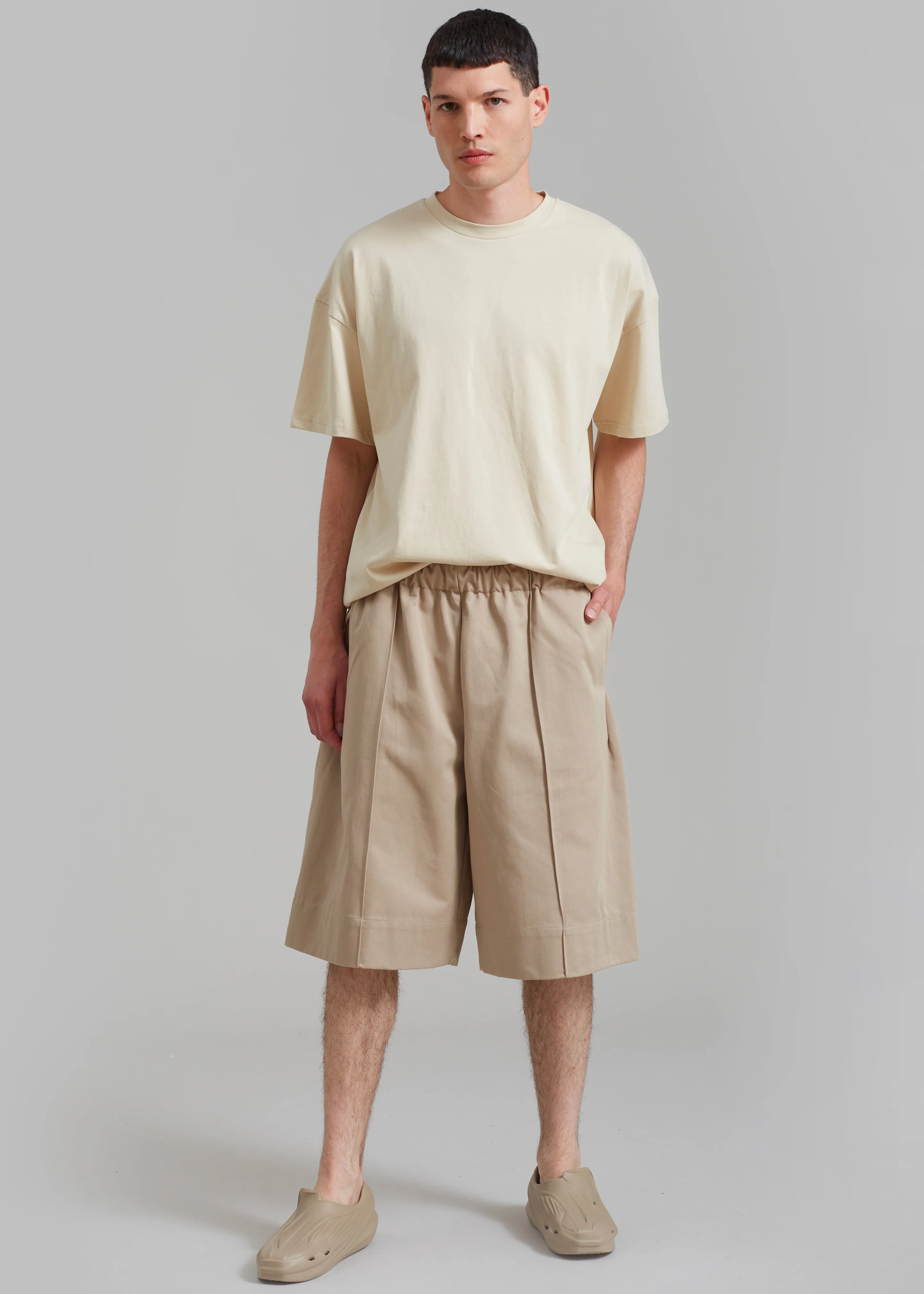 Adan Bermuda Shorts - Beige - Image 8