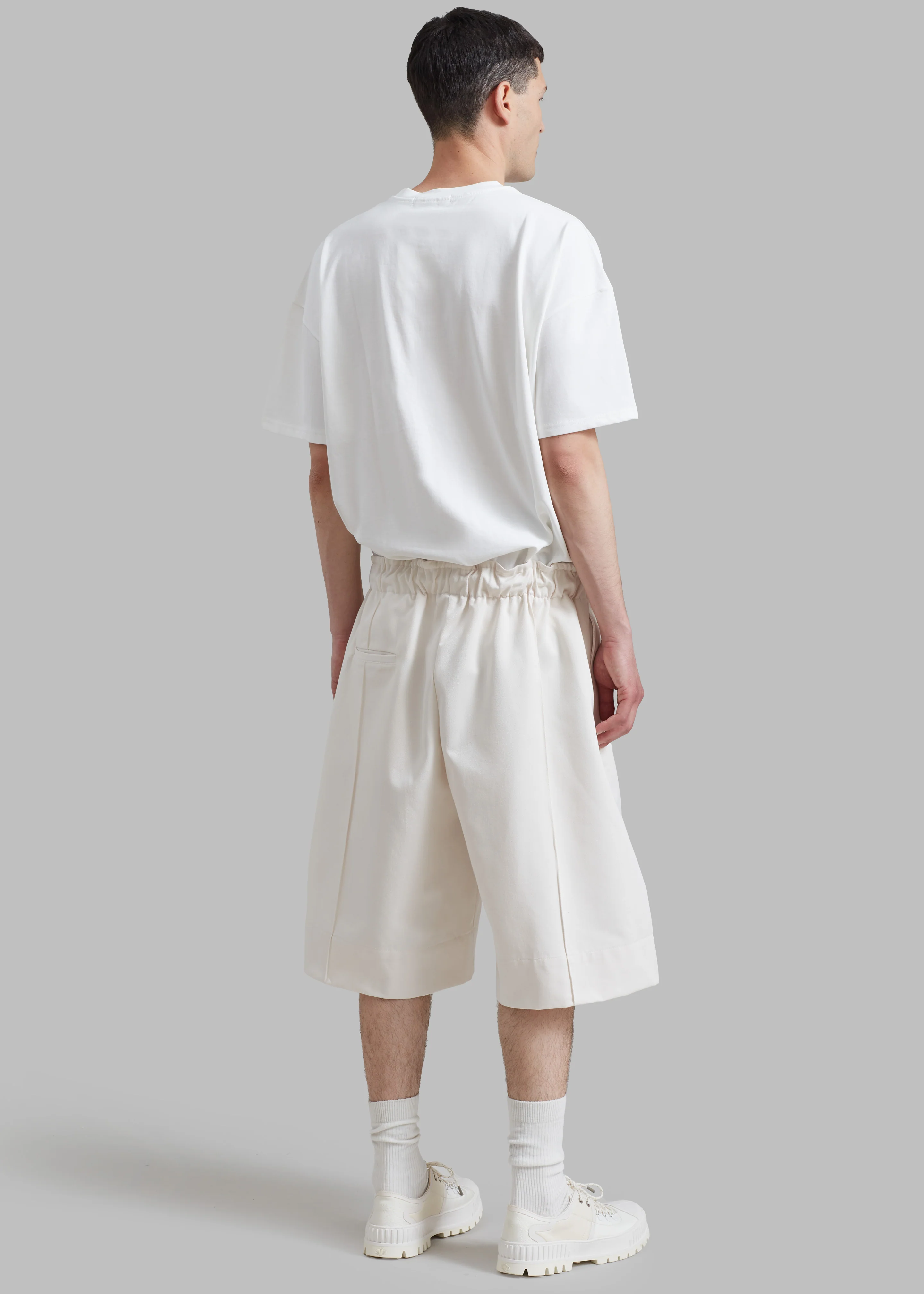Adan Bermuda Shorts - Cream - Image 10