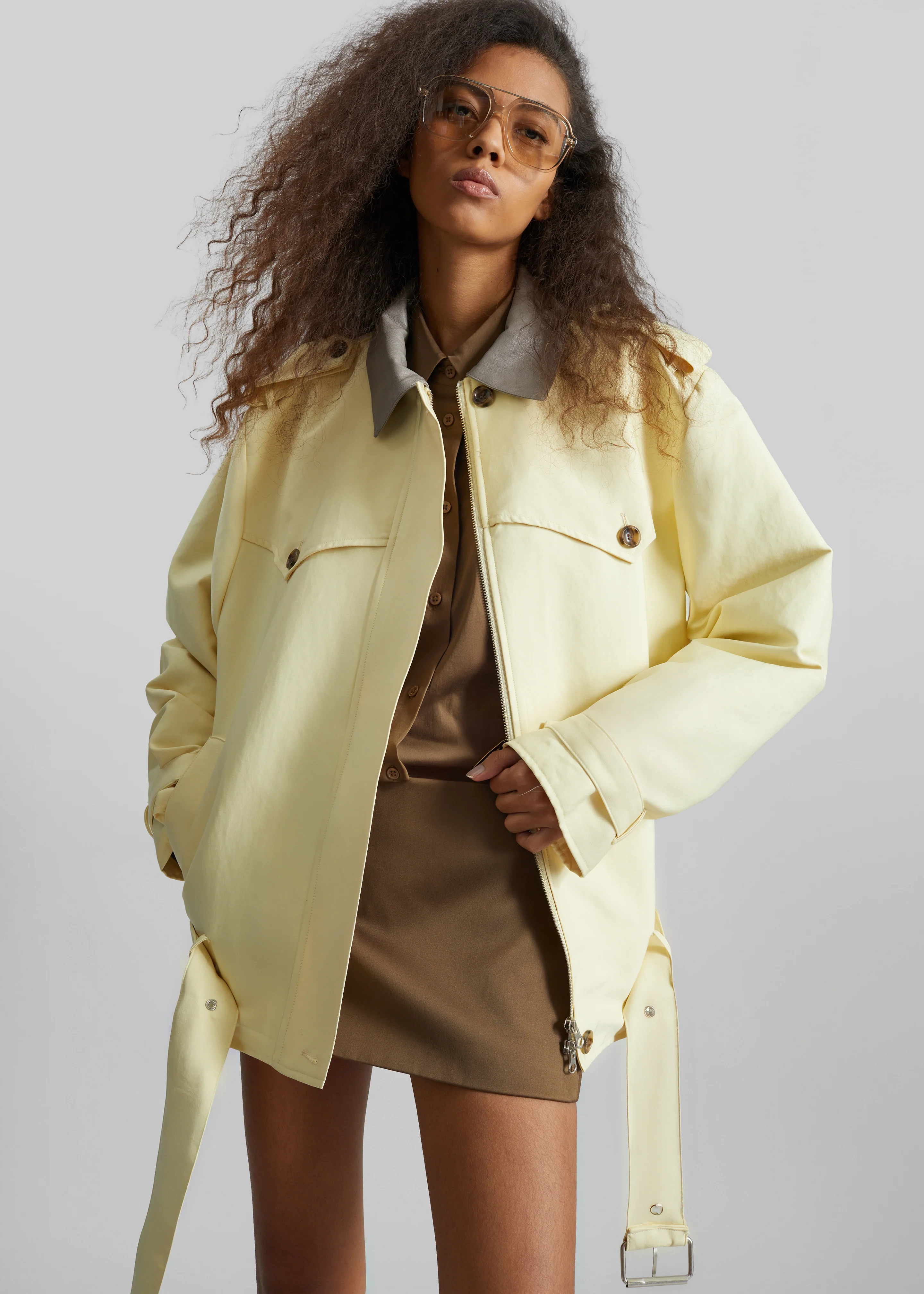 Alleray Short Trench - Yellow - Image 3