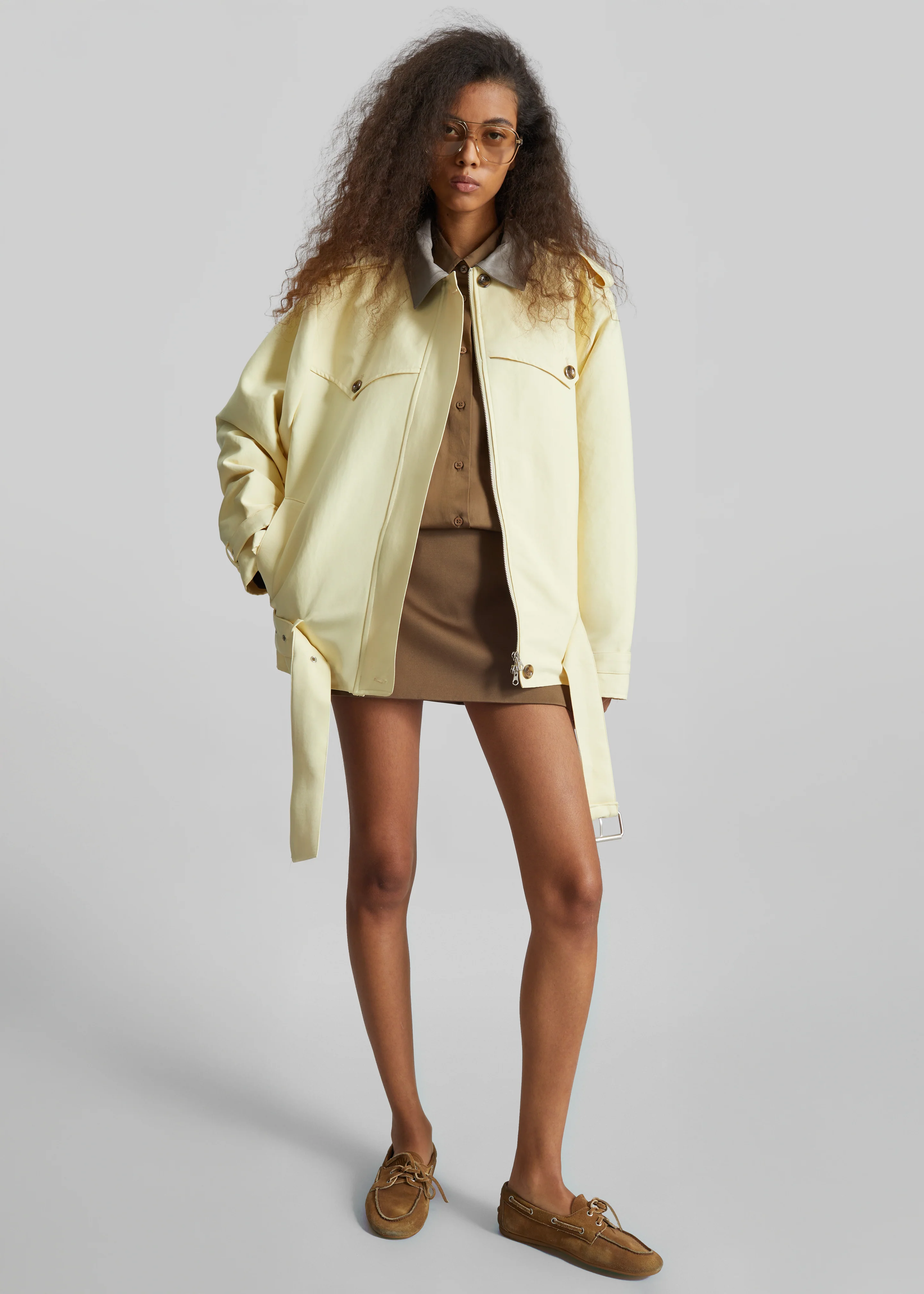 Alleray Short Trench - Yellow - Image 7
