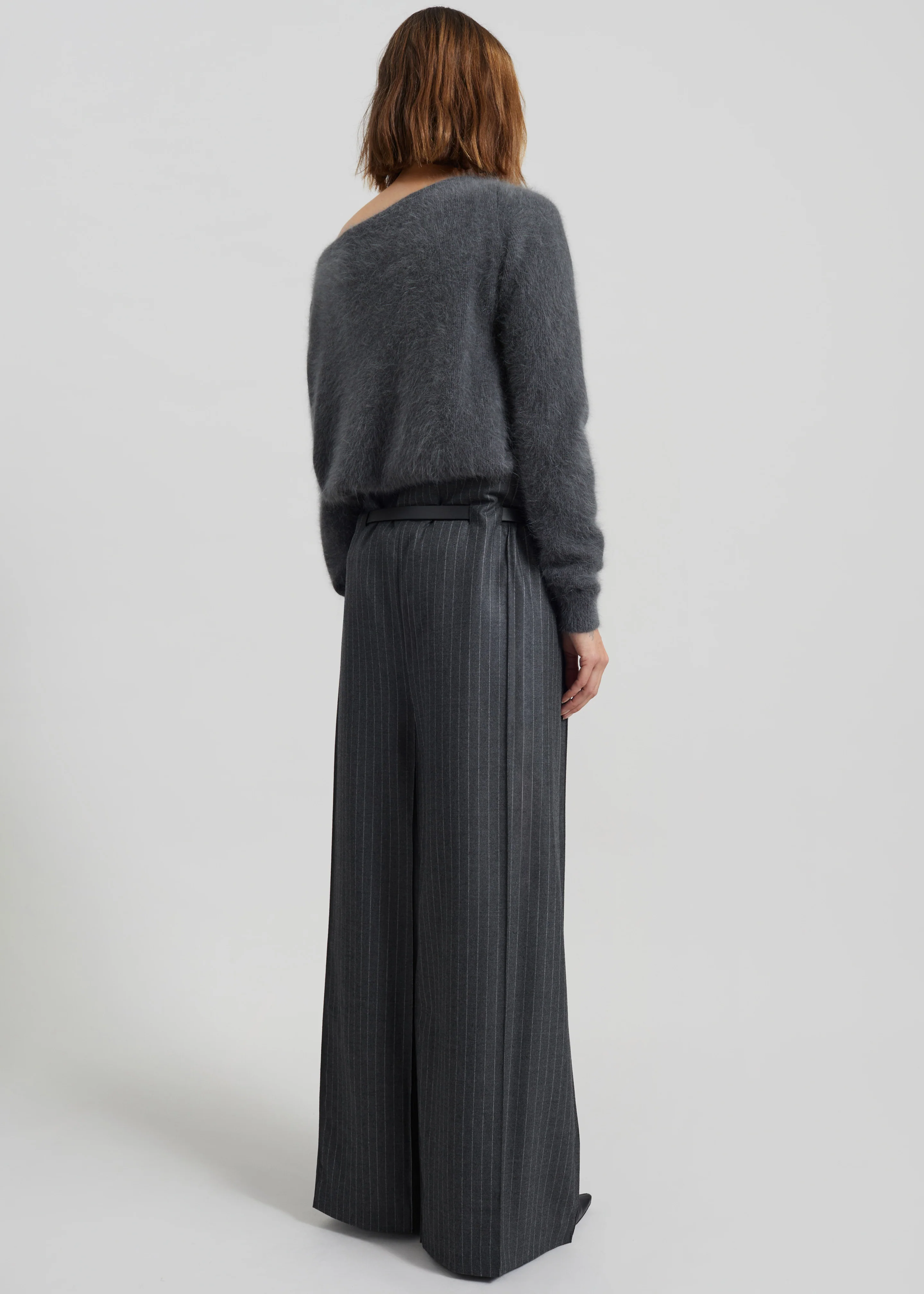 Almere Fuzzy Sweater - Dark Grey - Image 5