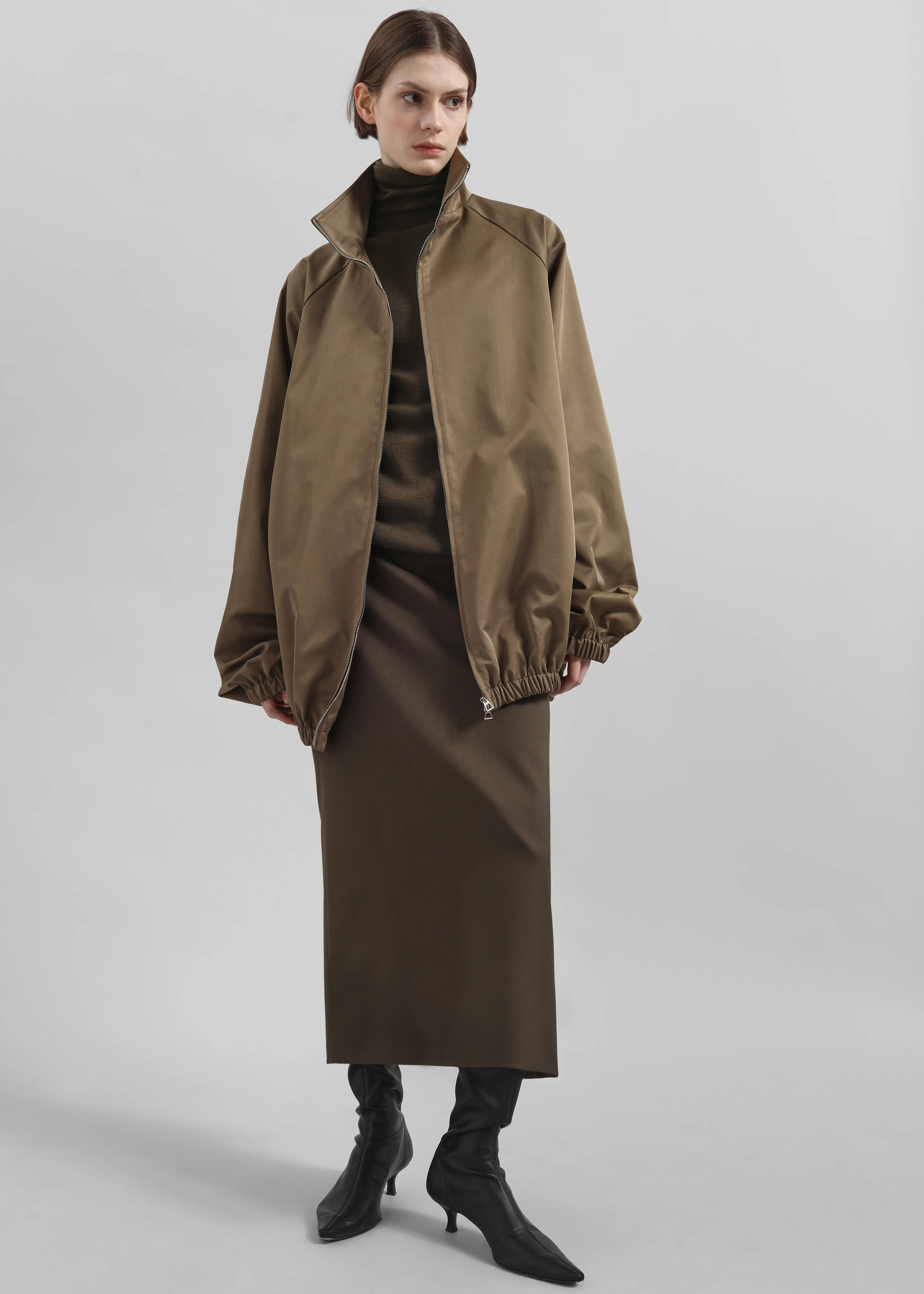 Alrose Midi Skirt - Mocha - Image 5