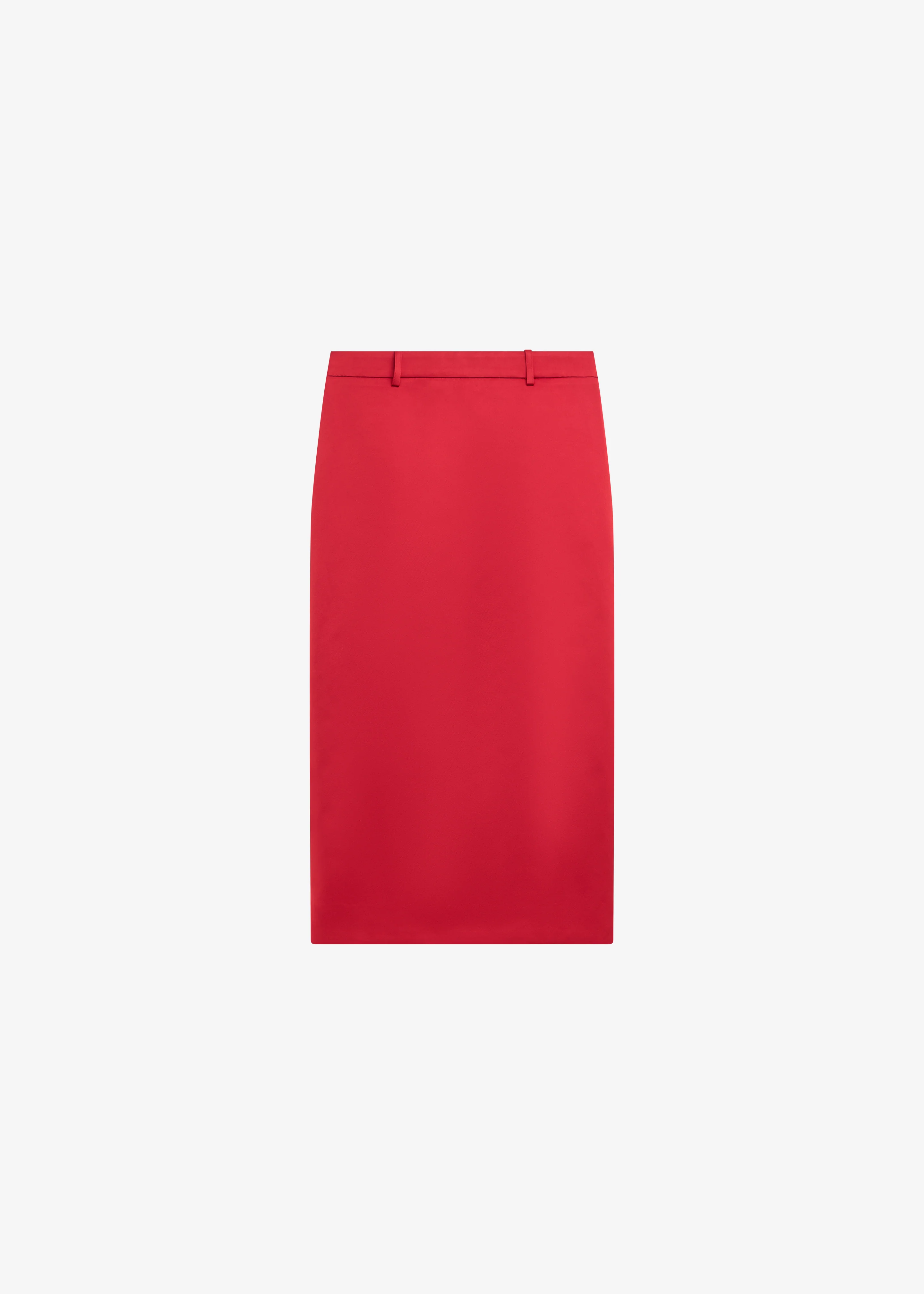 Alrose Satin Midi Skirt - Red - Image 8