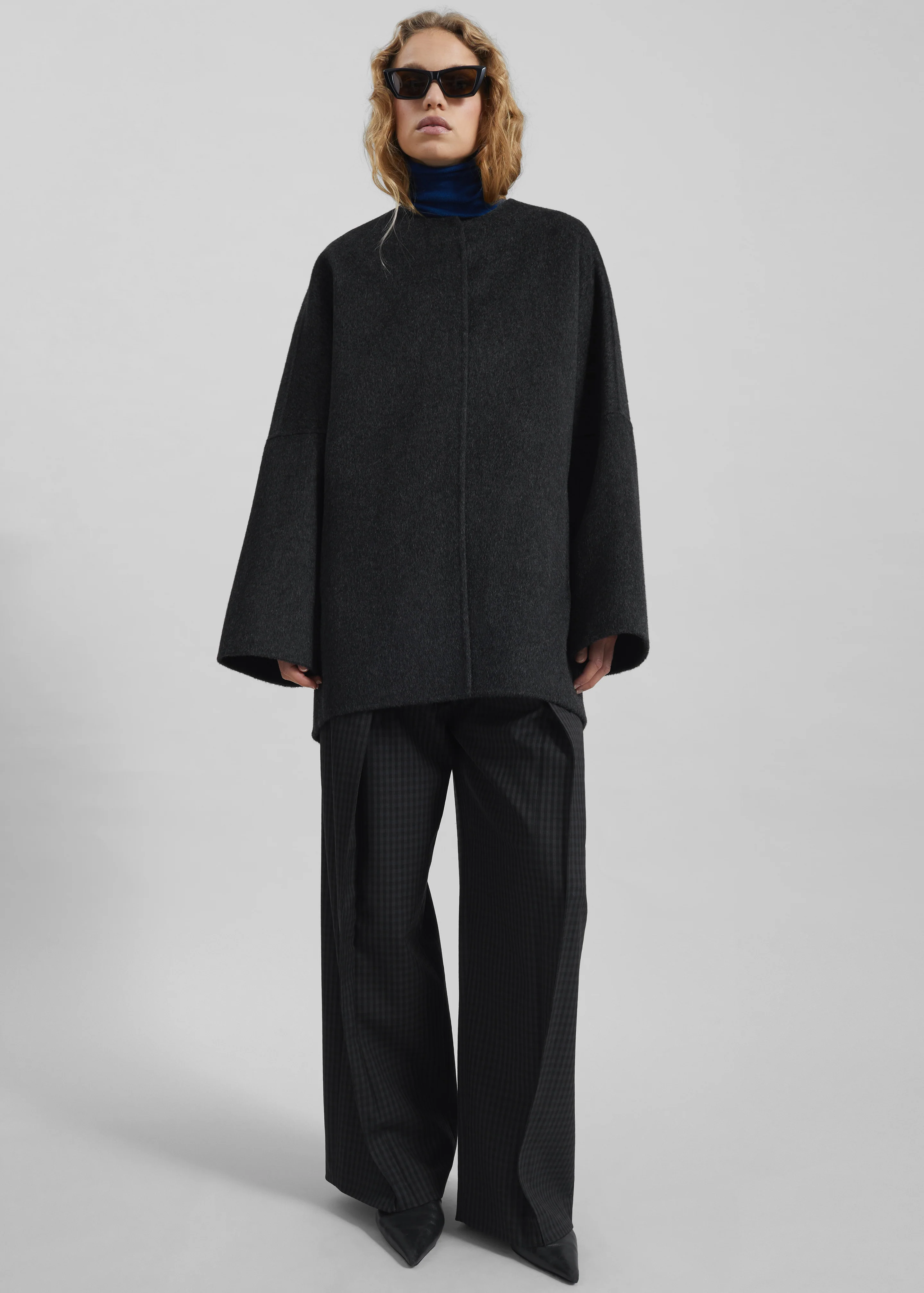Altdorf Wool Coat - Charcoal - Image 2