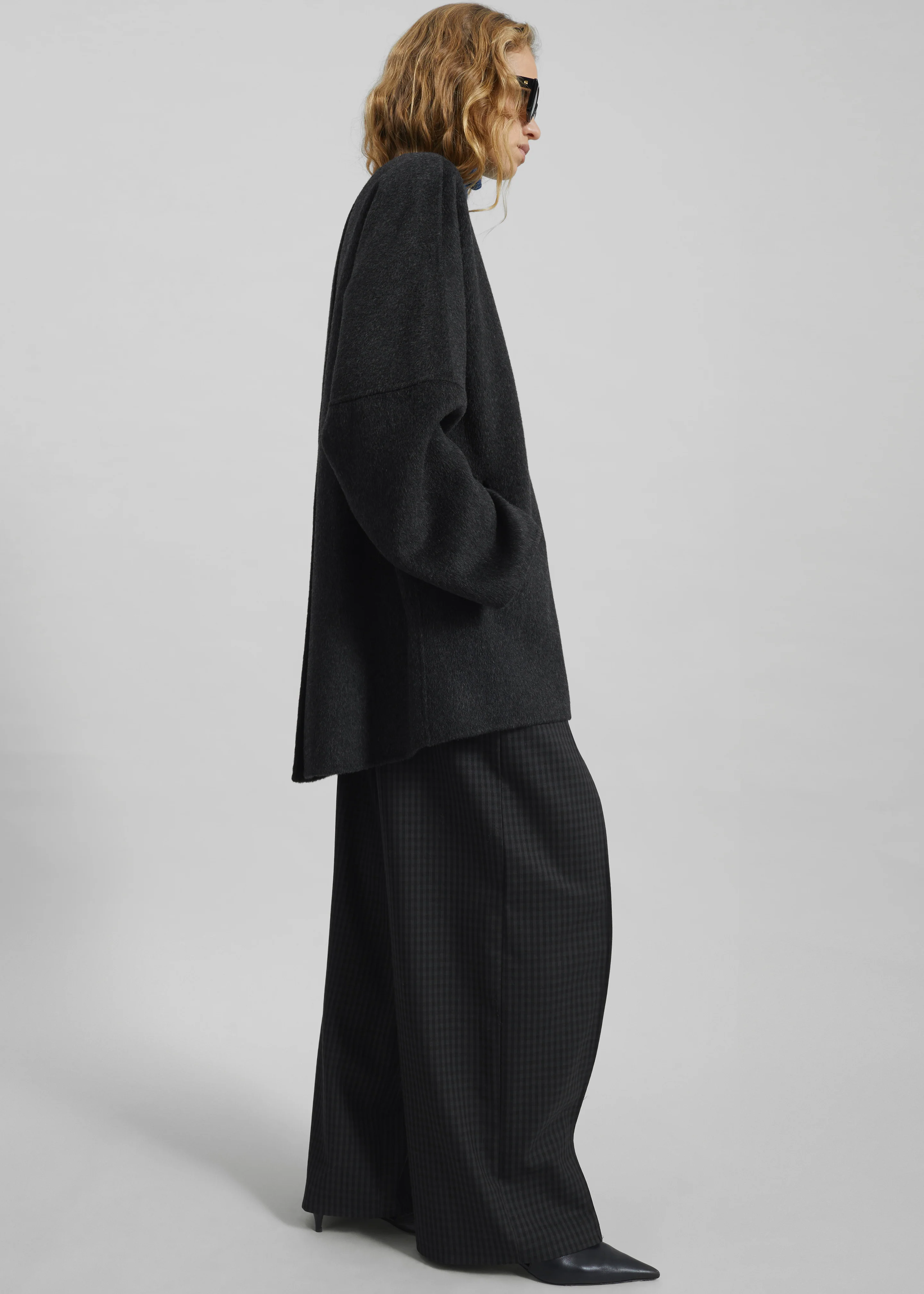 Altdorf Wool Coat - Charcoal - Image 4