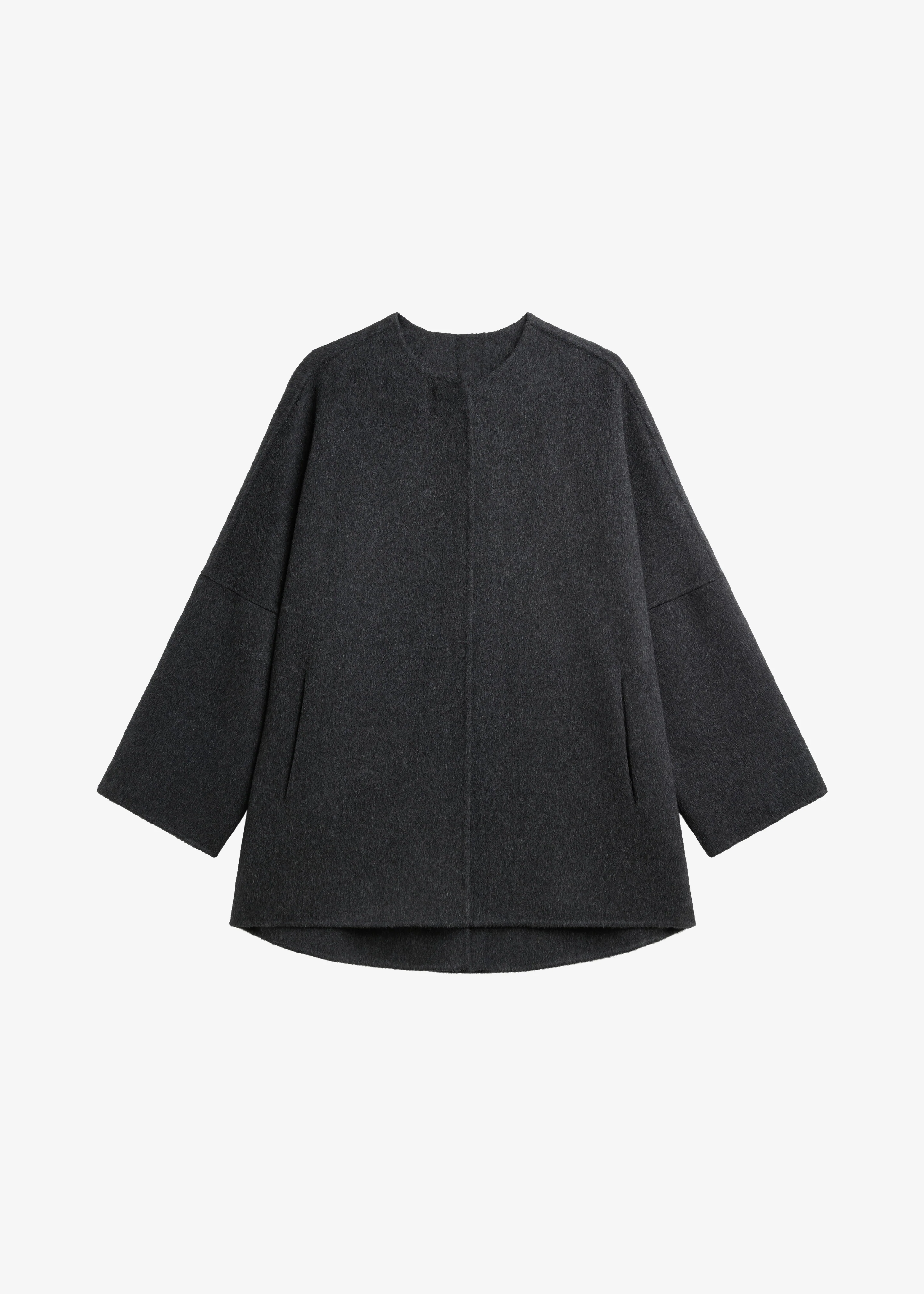 Altdorf Wool Coat - Charcoal - Image 7