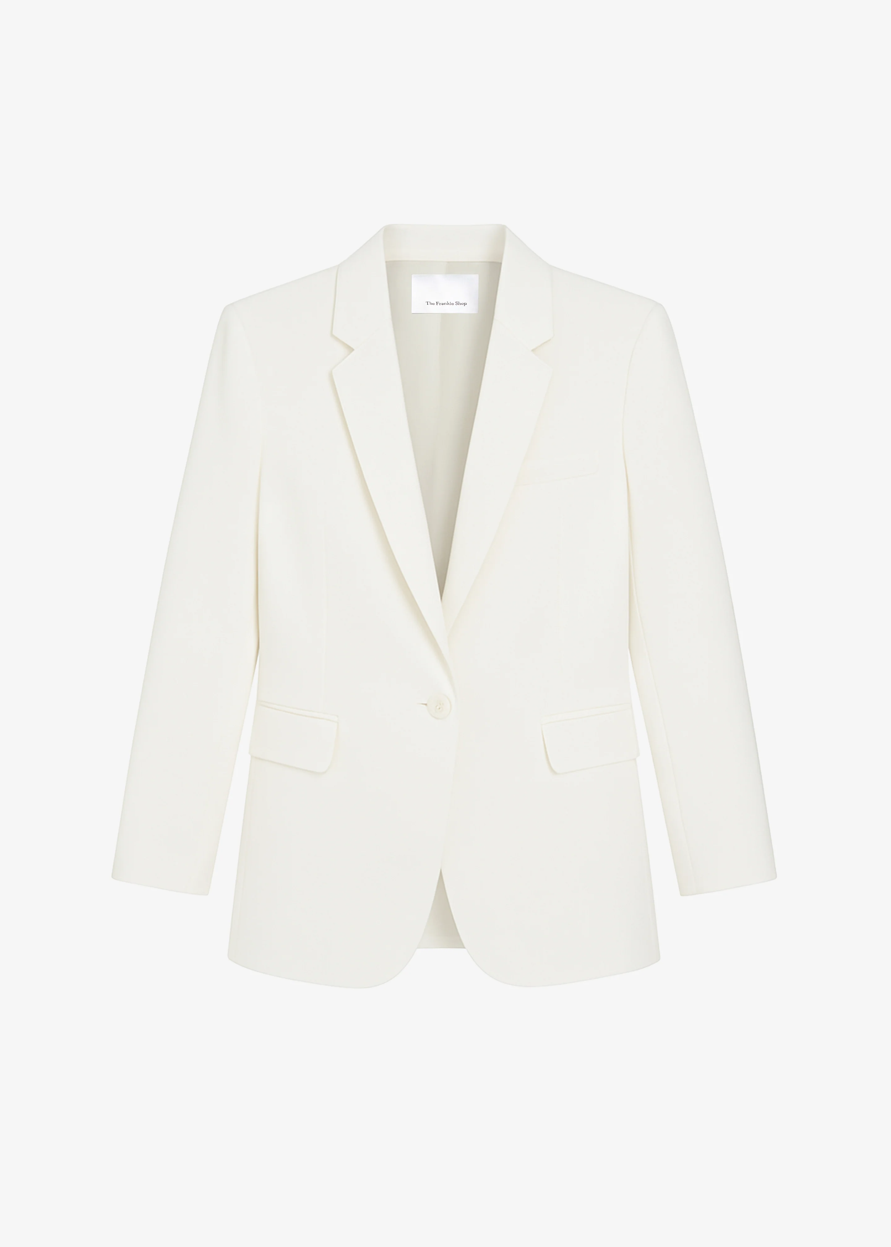 Amelia Tailored Blazer - White - Image 7