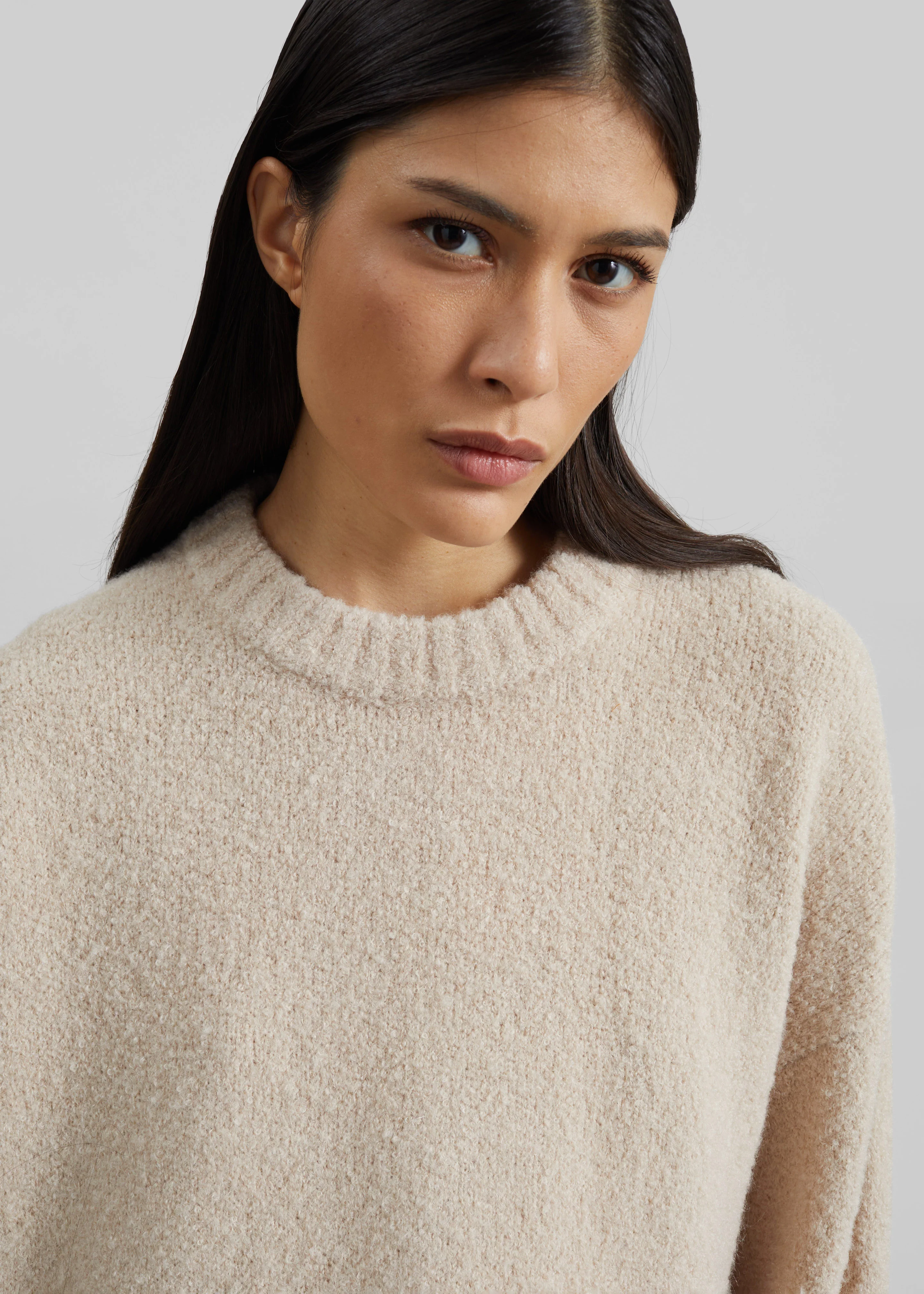 Amish Supplies Crewneck Sweater - Beige - Image 4