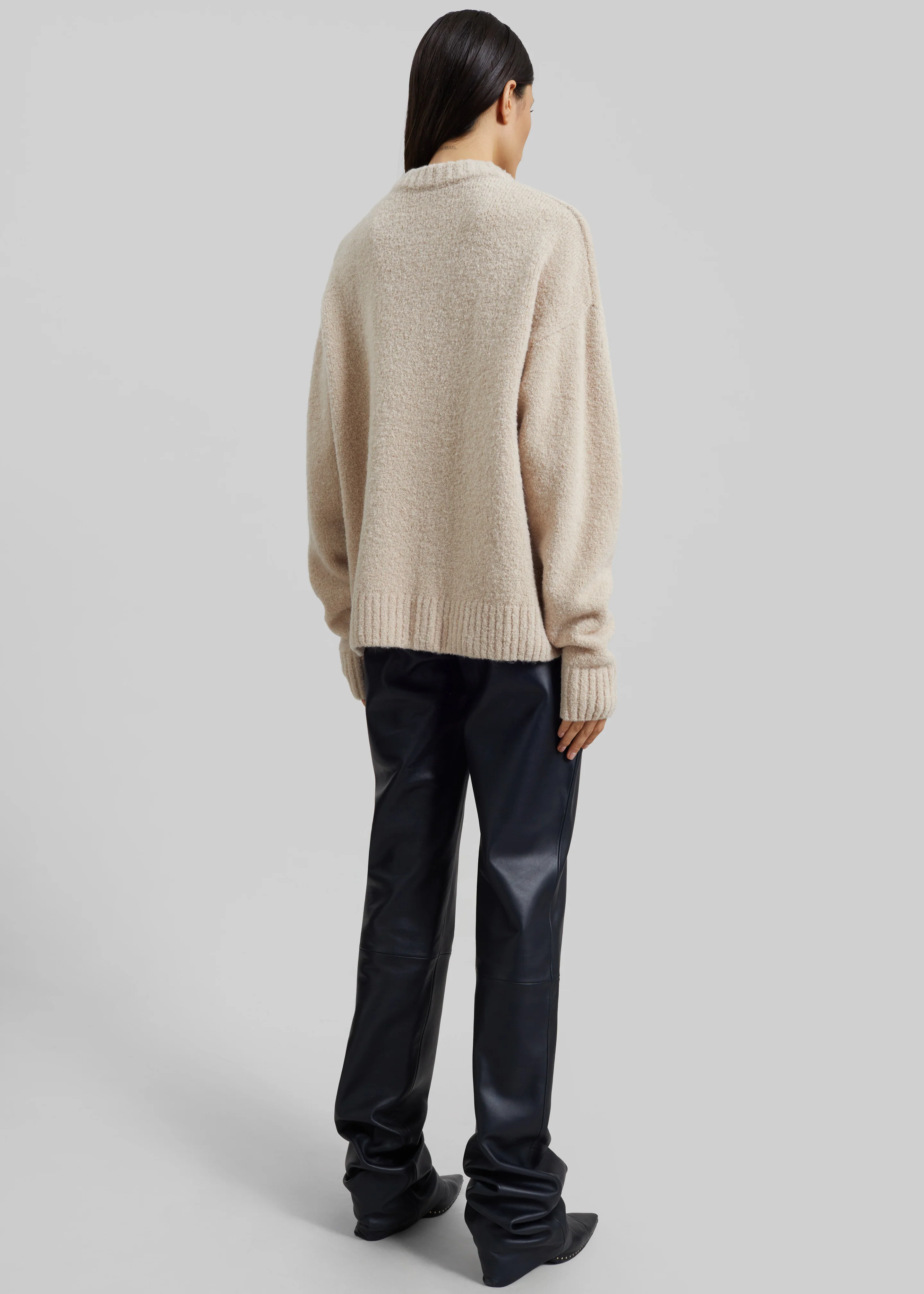 Amish Supplies Crewneck Sweater - Beige - Image 6