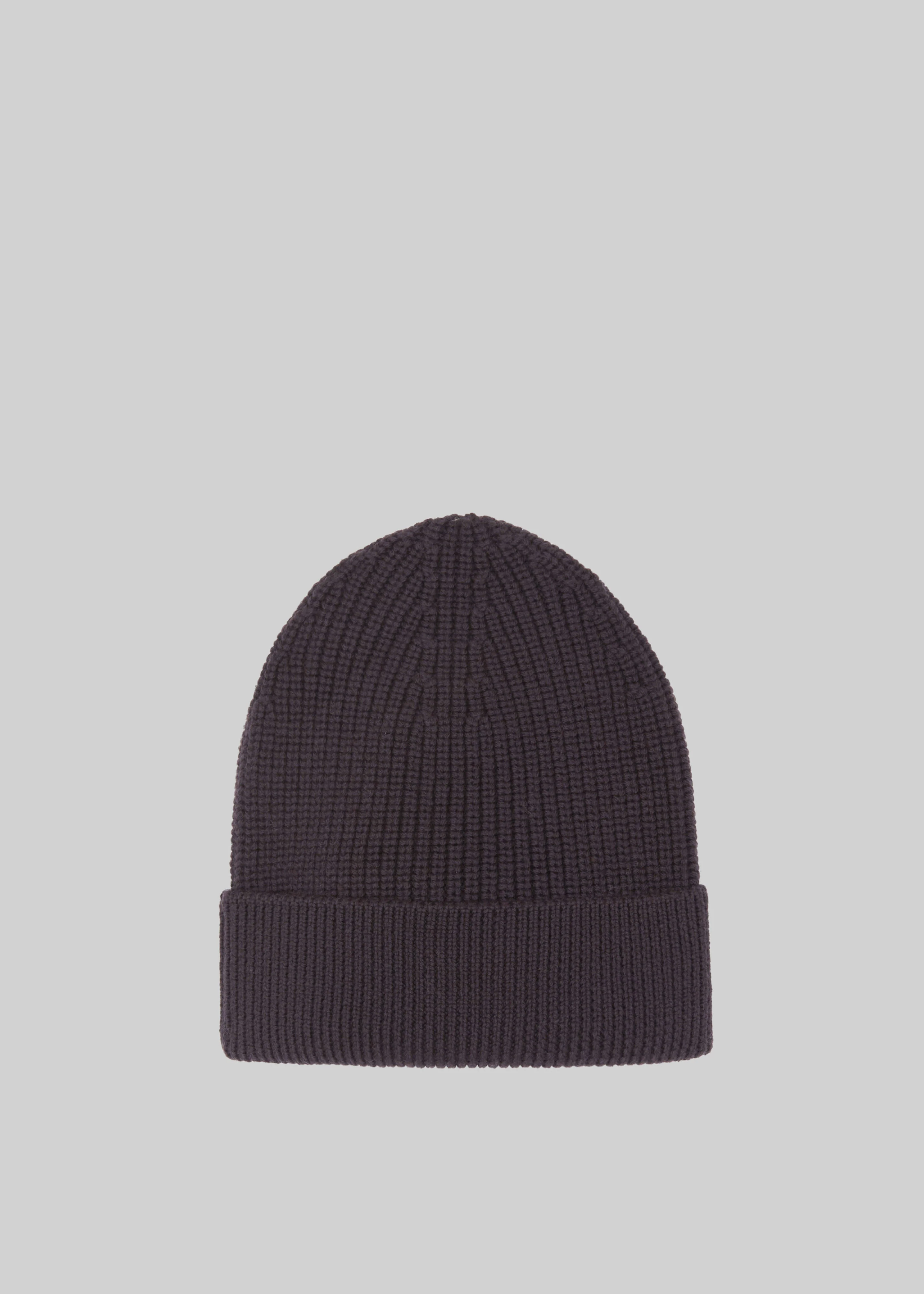 Amo Wool Beanie - Dark Plum - Image 3