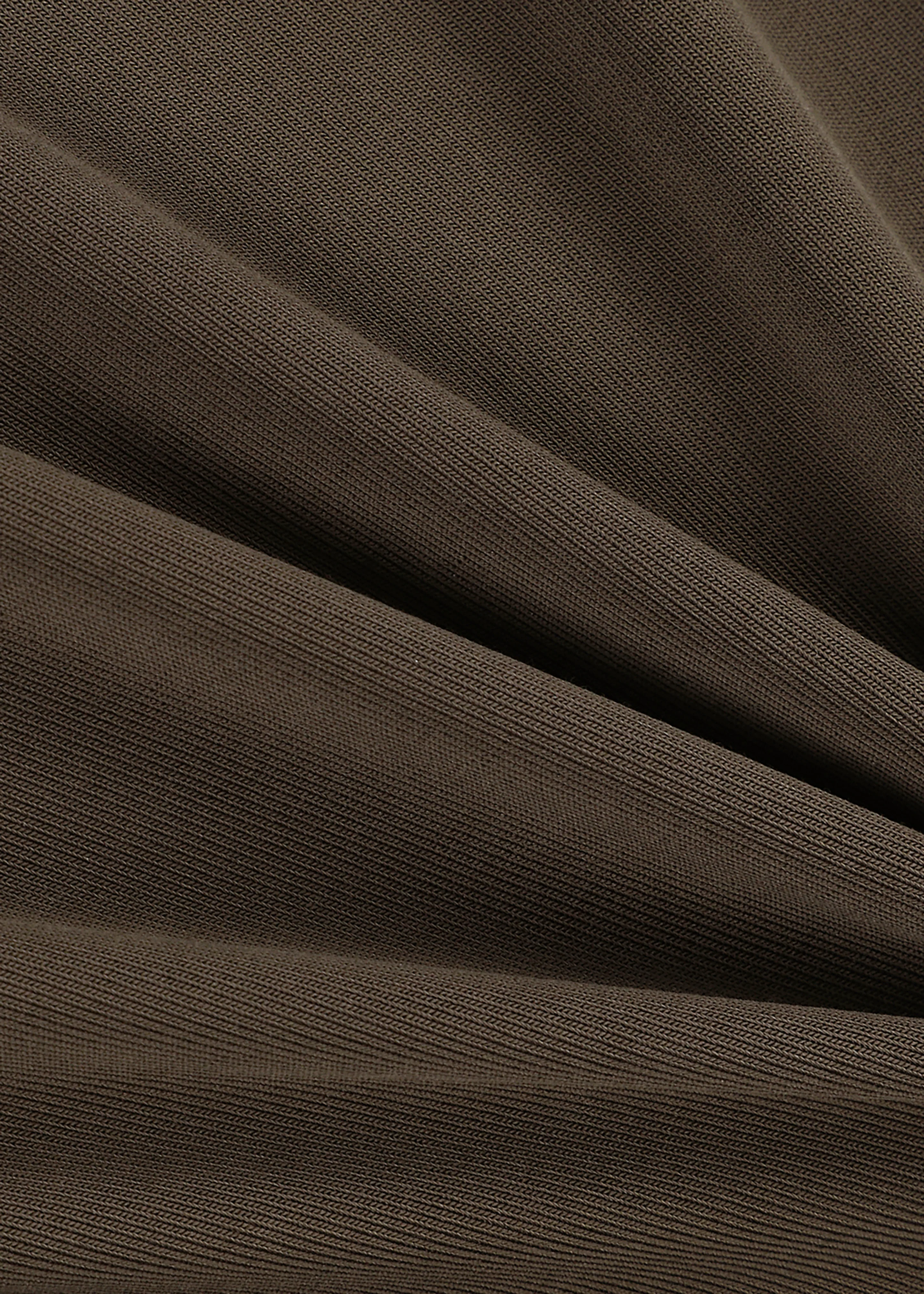 Amomento Jersey Hooded Jumper - Brown - Image 6