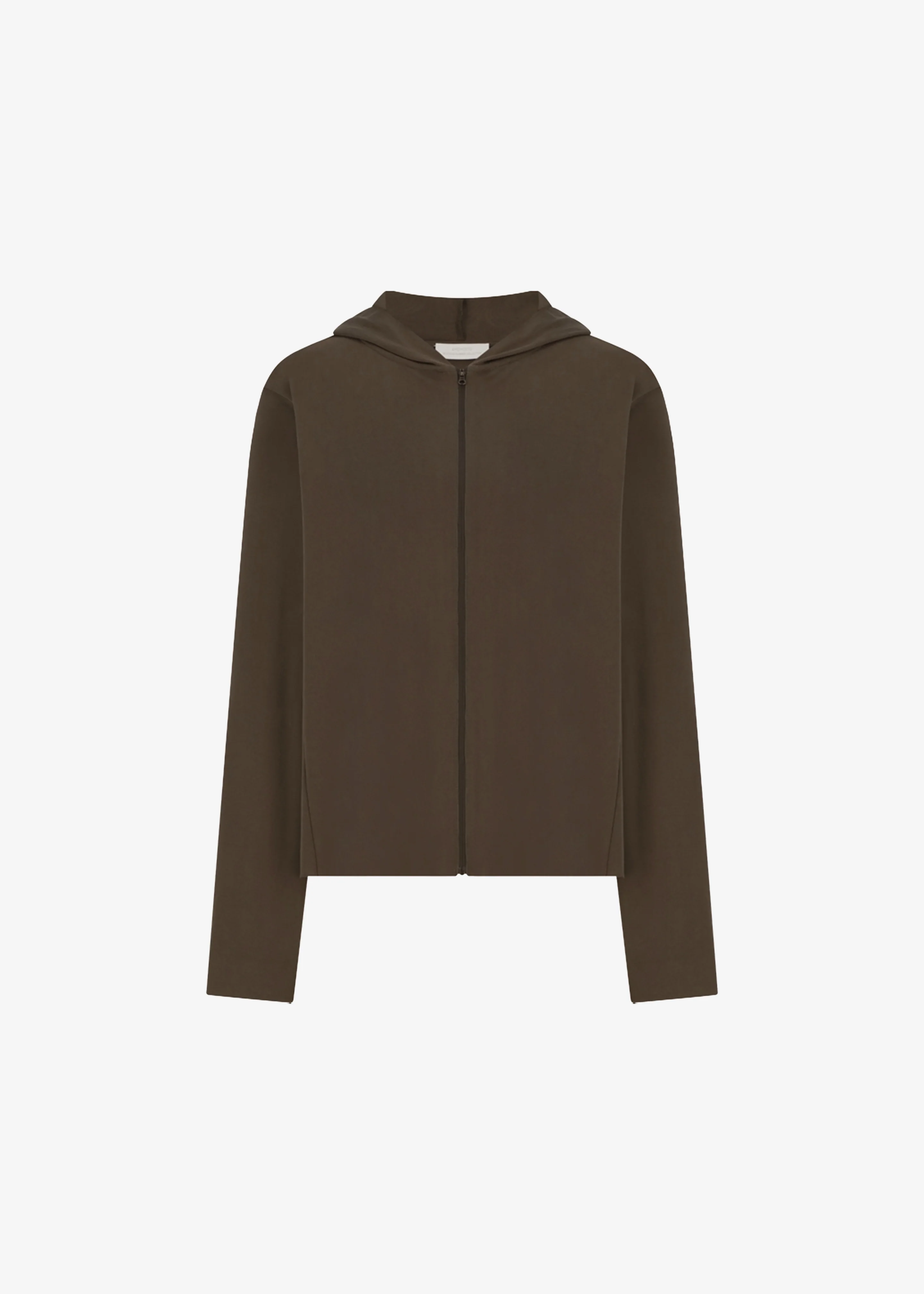 Amomento Jersey Hooded Jumper - Brown - Image 7