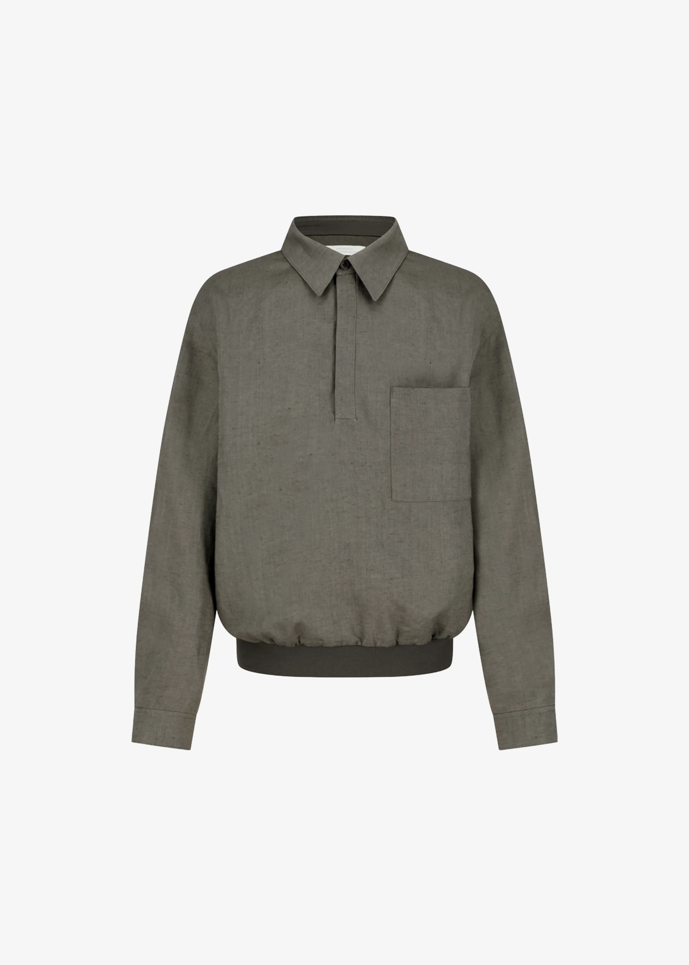 Amomento Linen Pullover - Khaki - Image 9