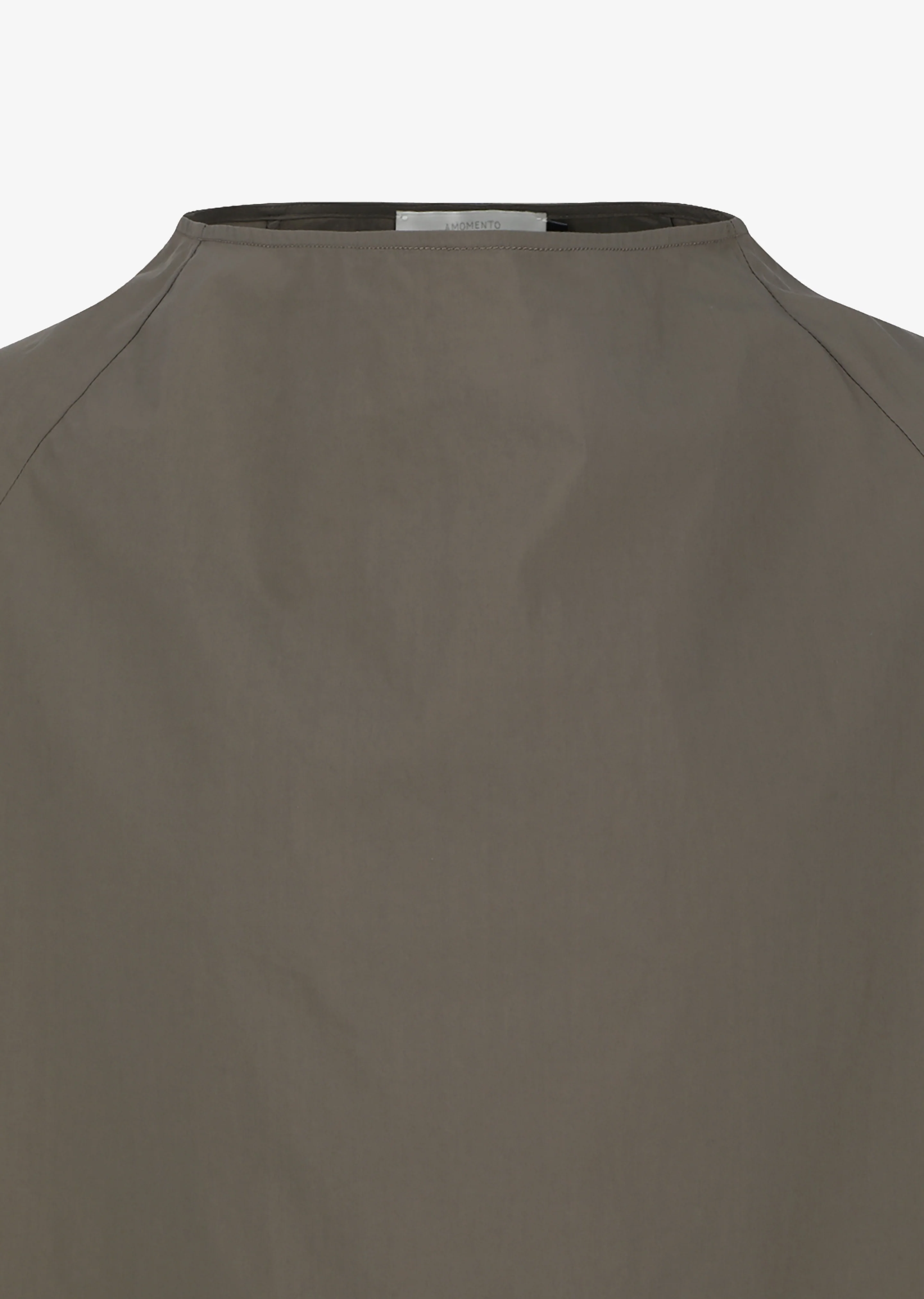 Amomento Raglan Cowl Neck Top - Khaki - Image 5