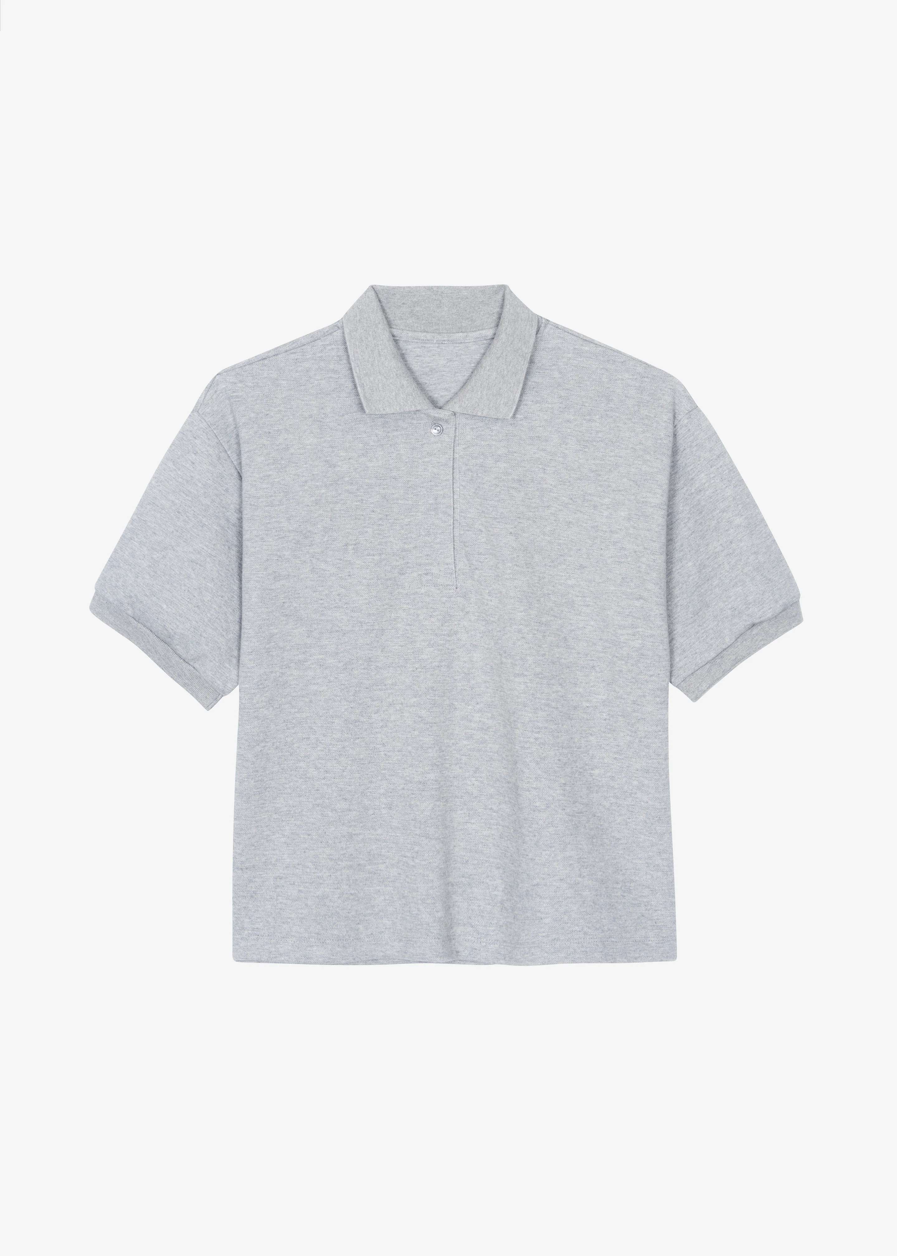 Arda Crop Polo - Grey - Image 9