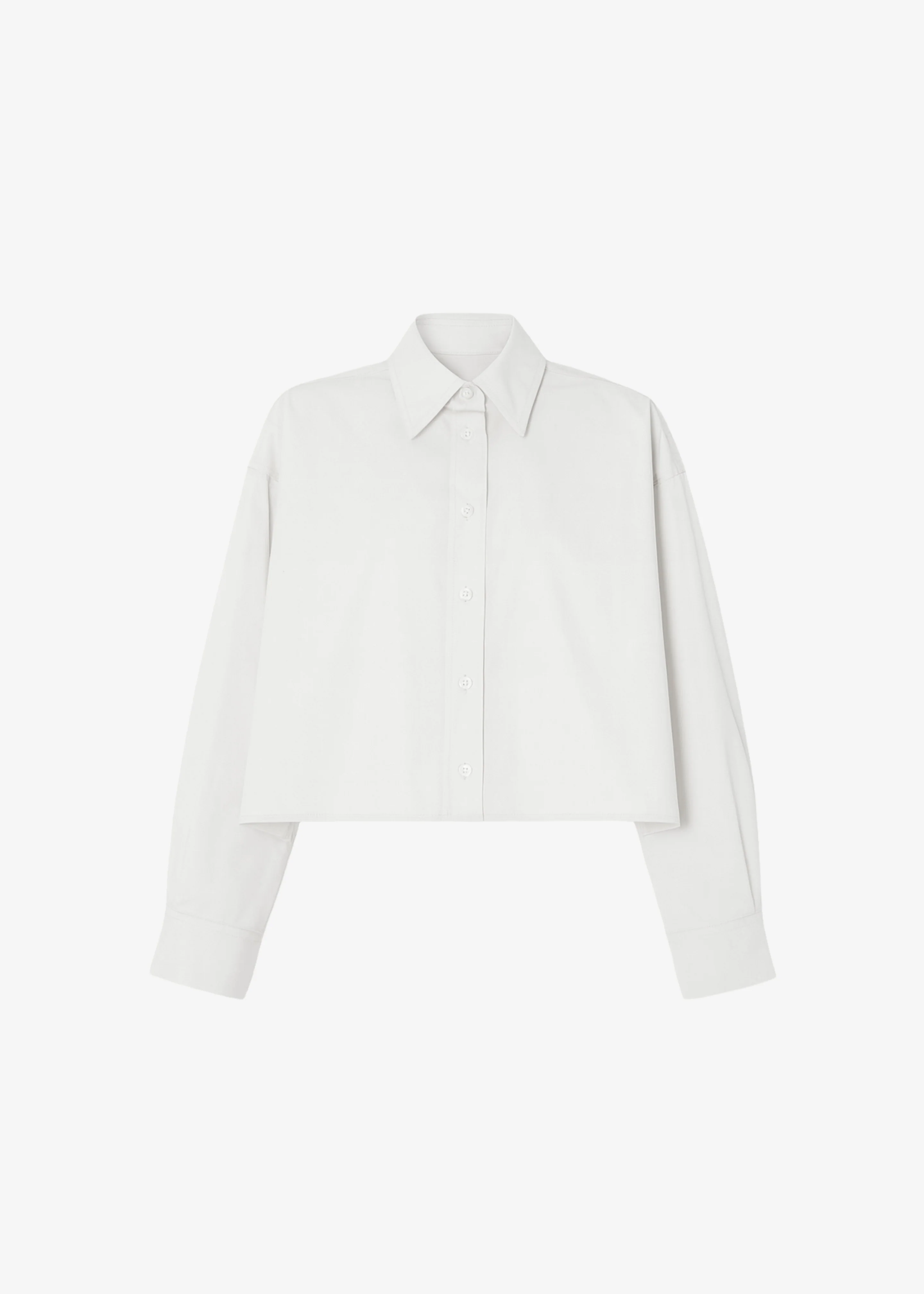 Arlen Cotton Boxy Shirt - White - Image 6