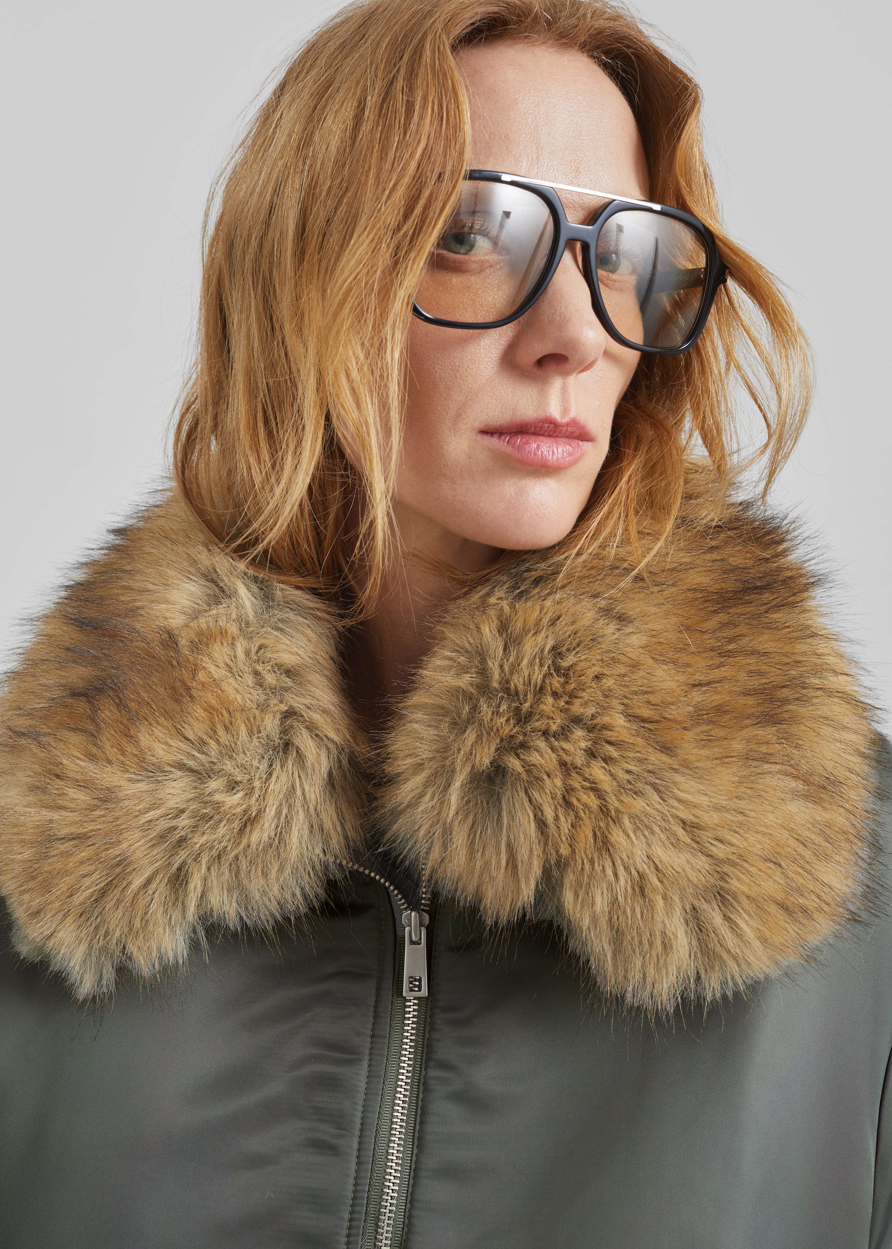 Arslev Bomber Jacket - Pale Olive - Image 8