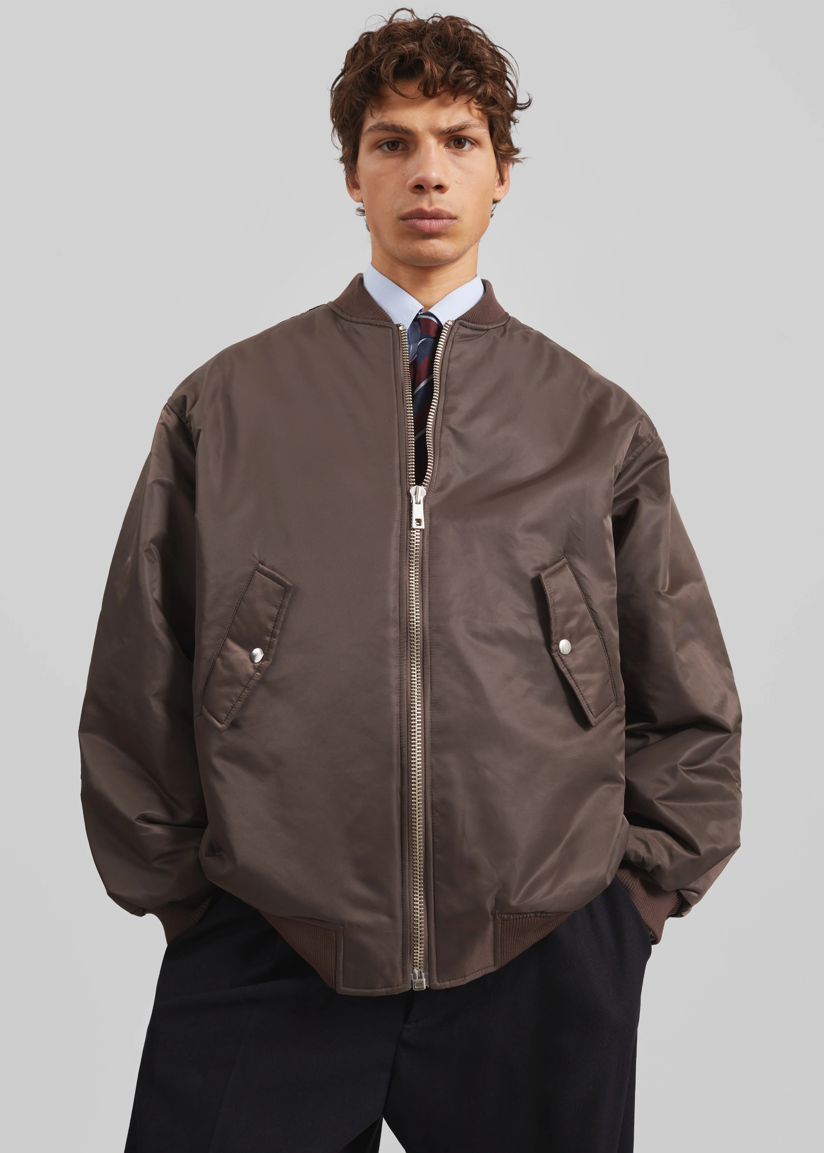 Astra Bomber Jacket - Brown - Image 10