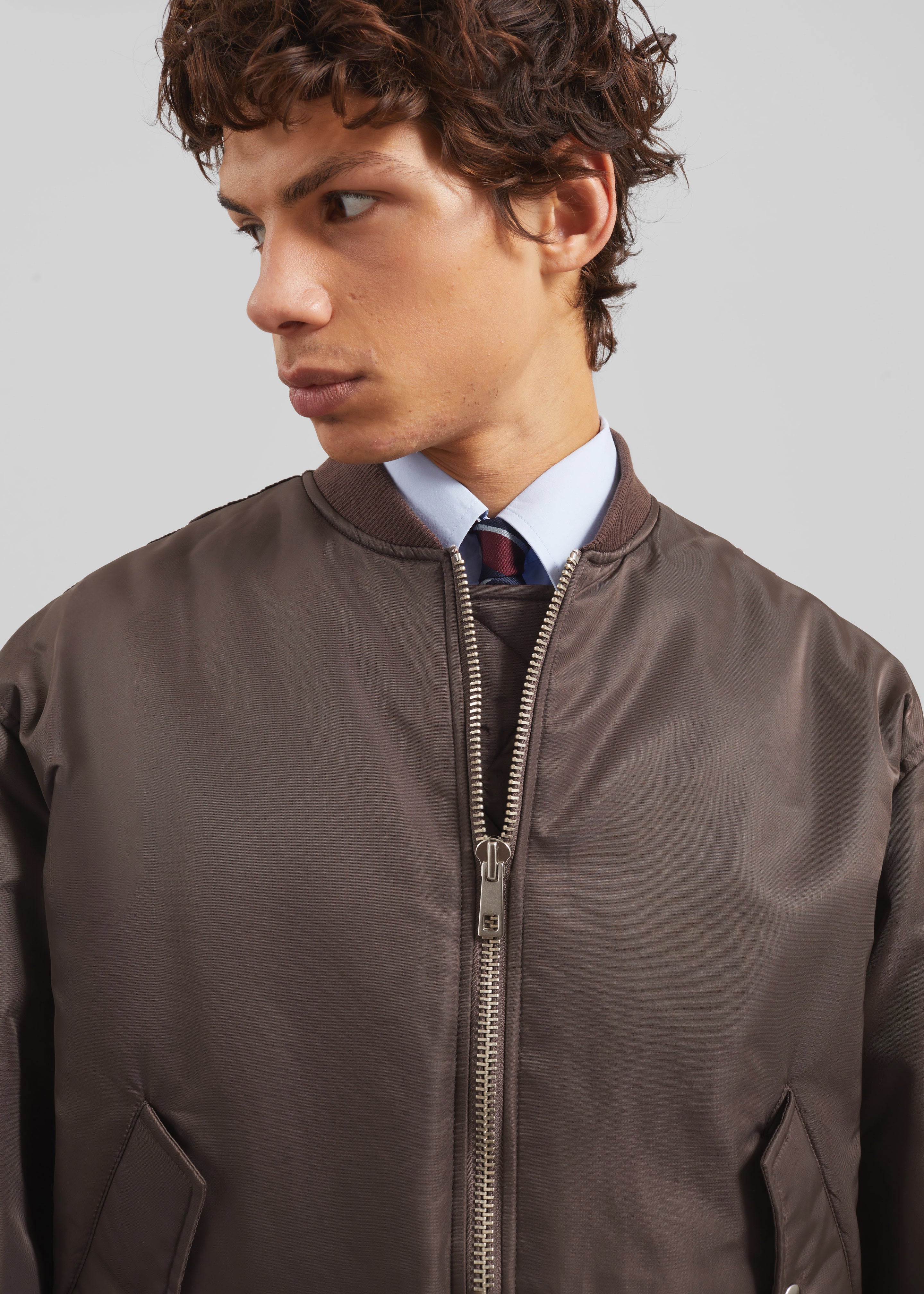 Astra Bomber Jacket - Brown - Image 8
