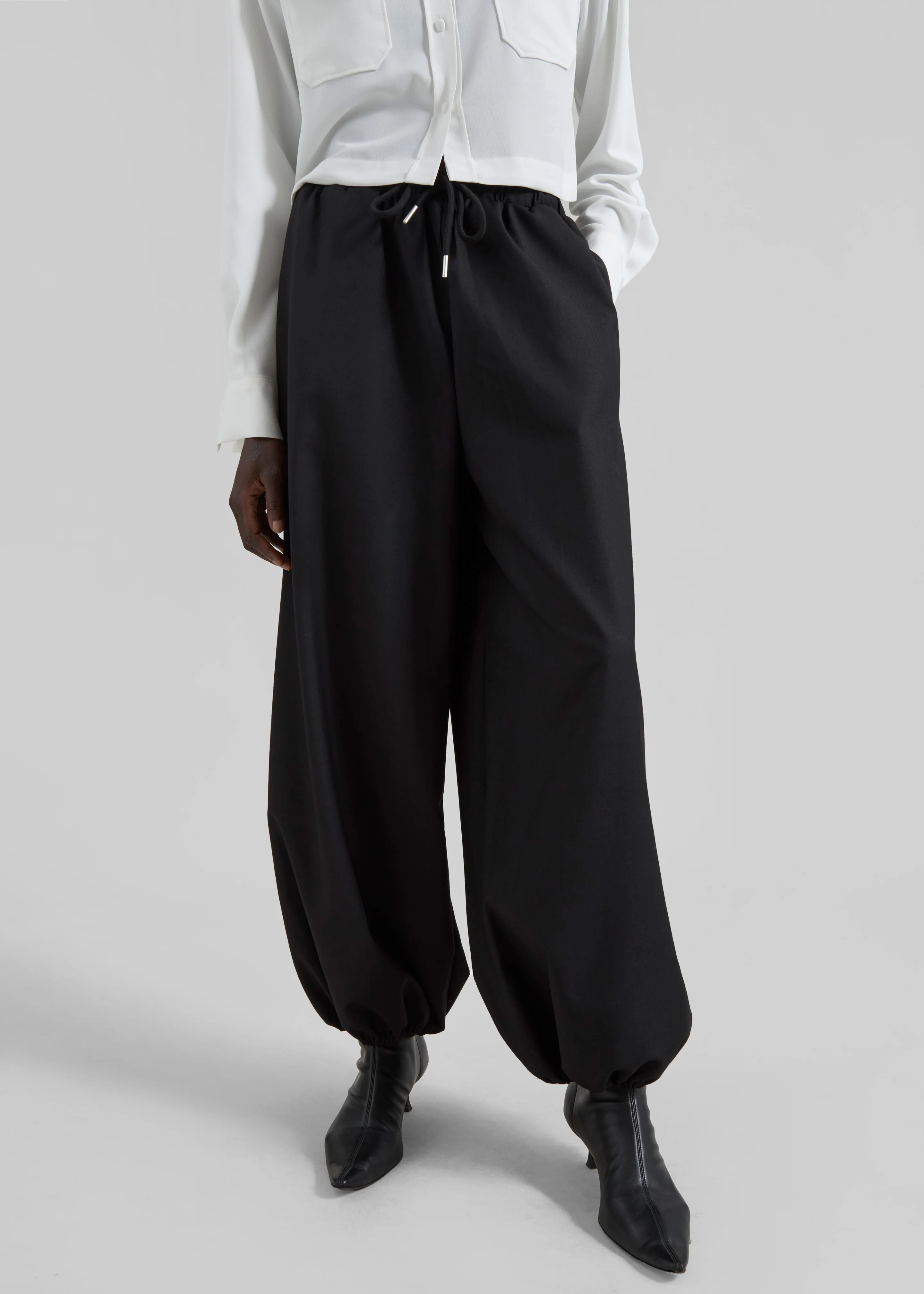 Aubray Balloon Pants - Black - Image 2
