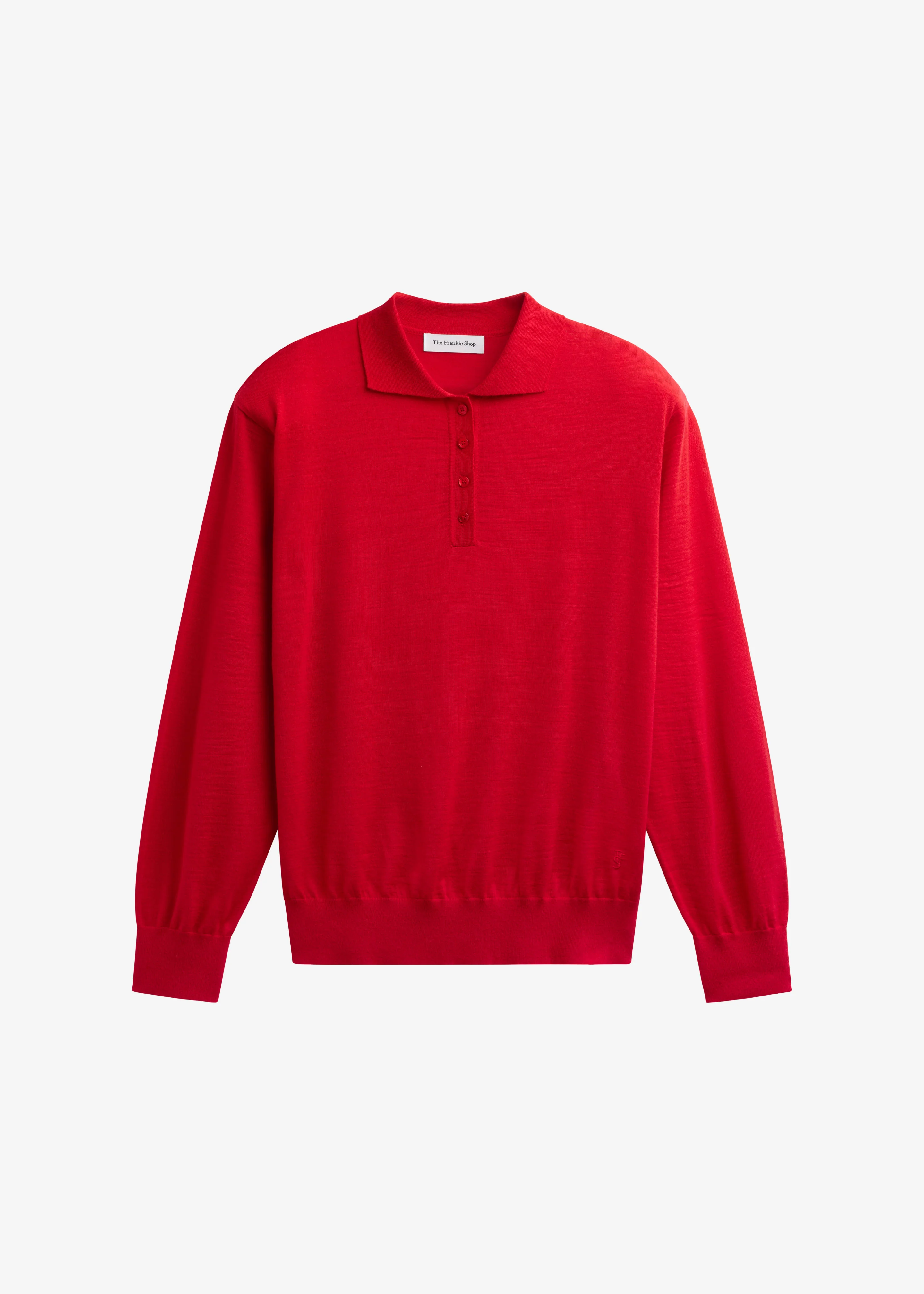 Avallon Padded Knit Polo - Red - Image 6