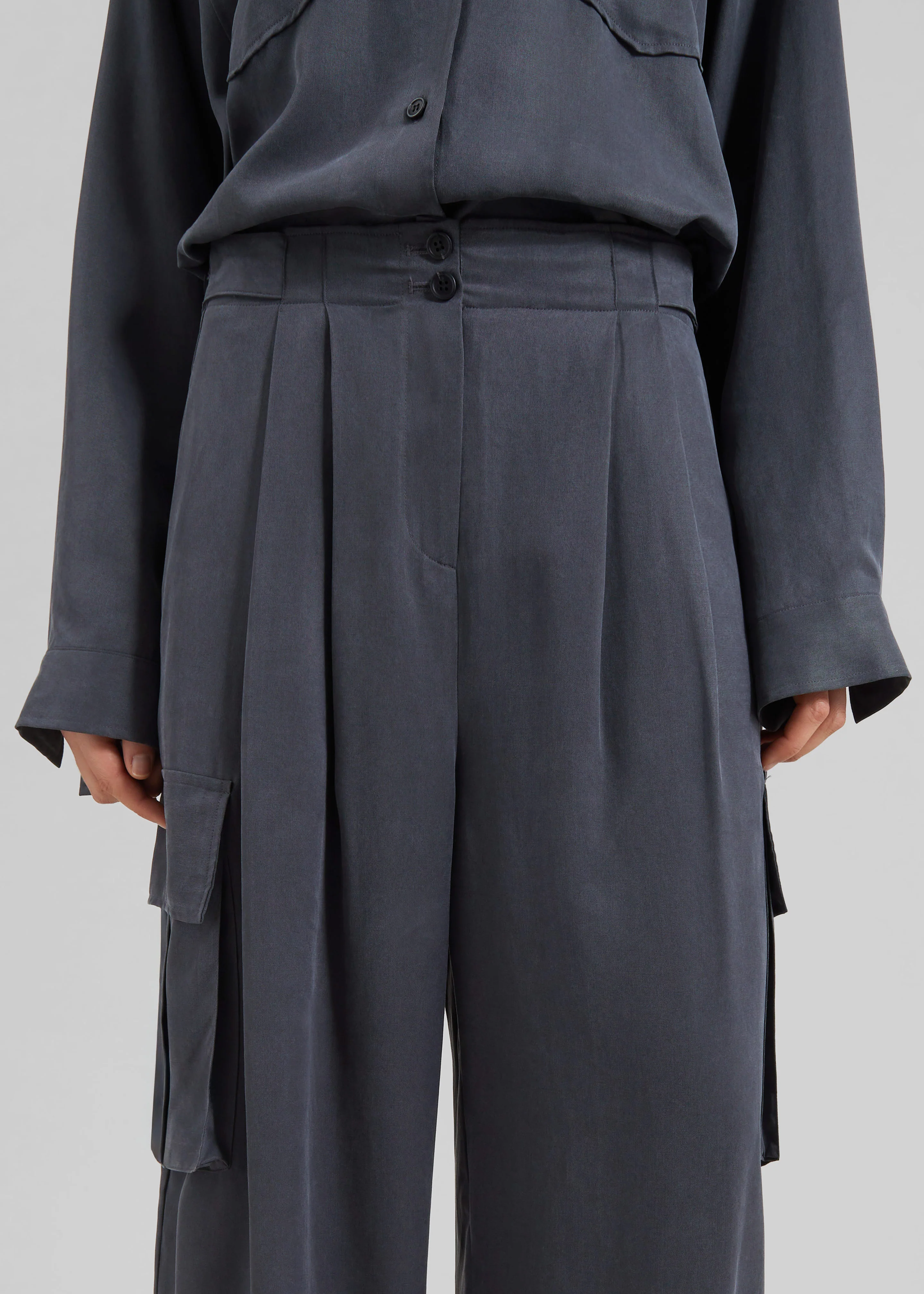 Balsta Cargo Pants - Dark Grey - Image 6