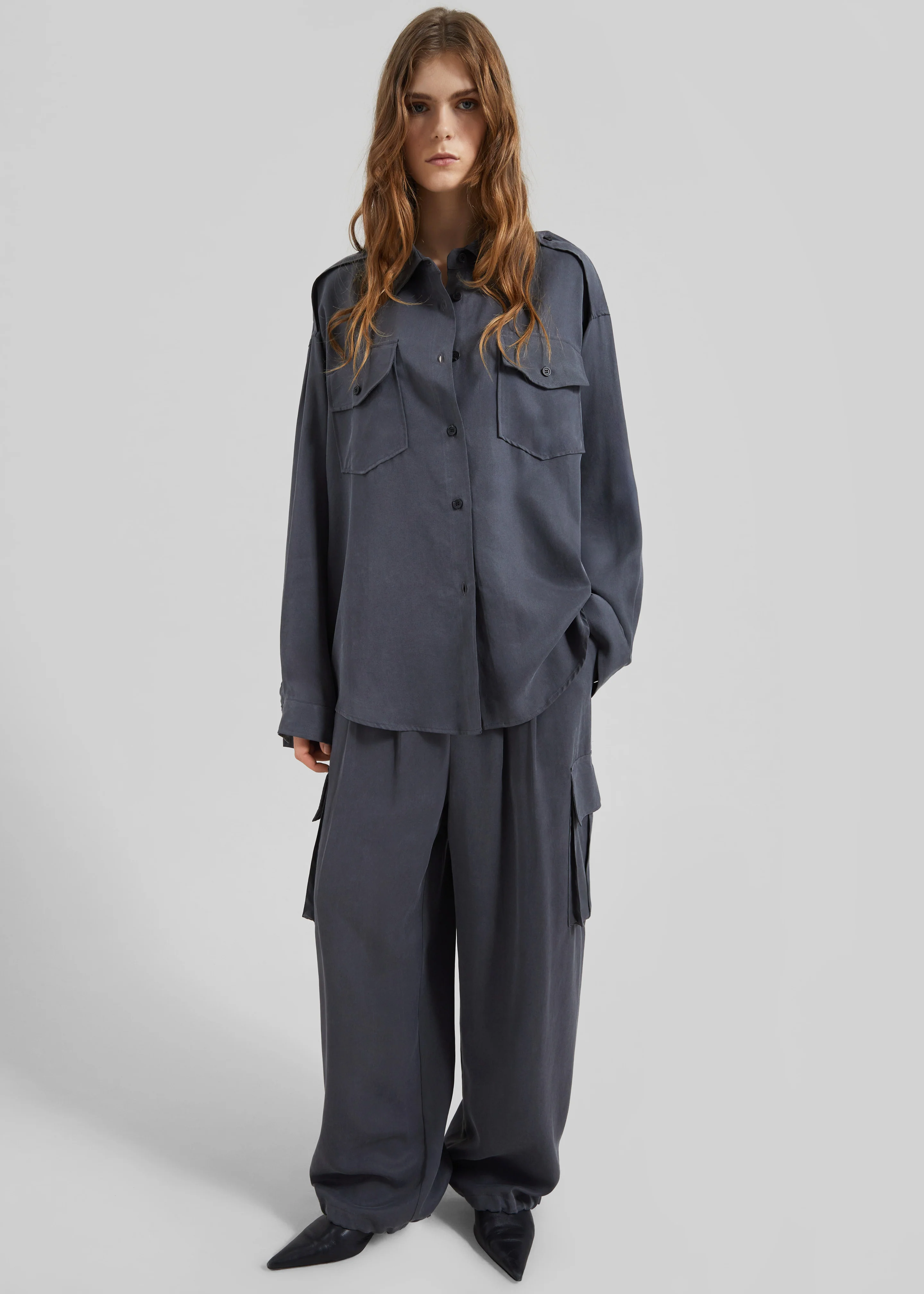 Balsta Cargo Shirt - Dark Grey - Image 4
