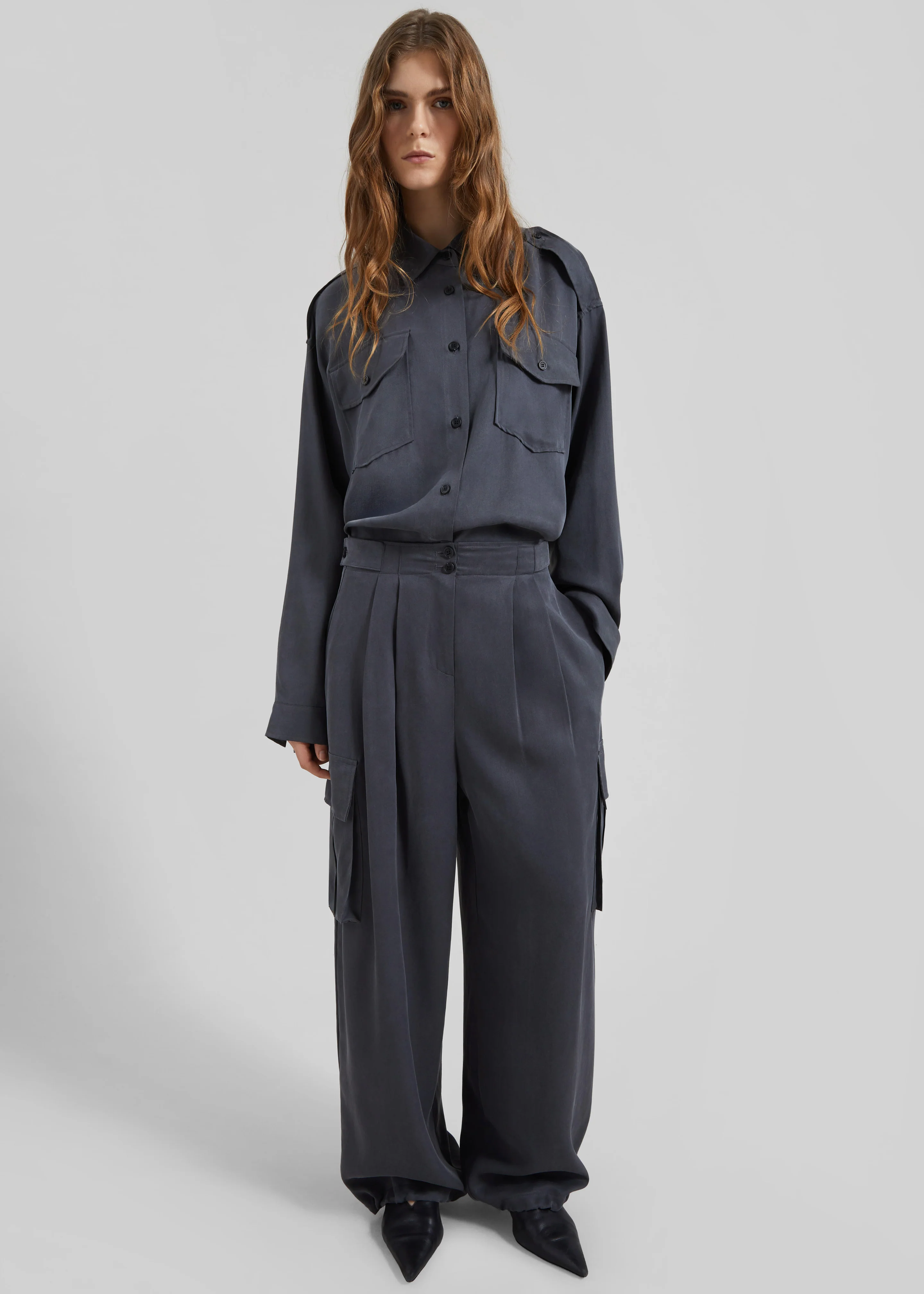 Balsta Cargo Shirt - Dark Grey - Image 5