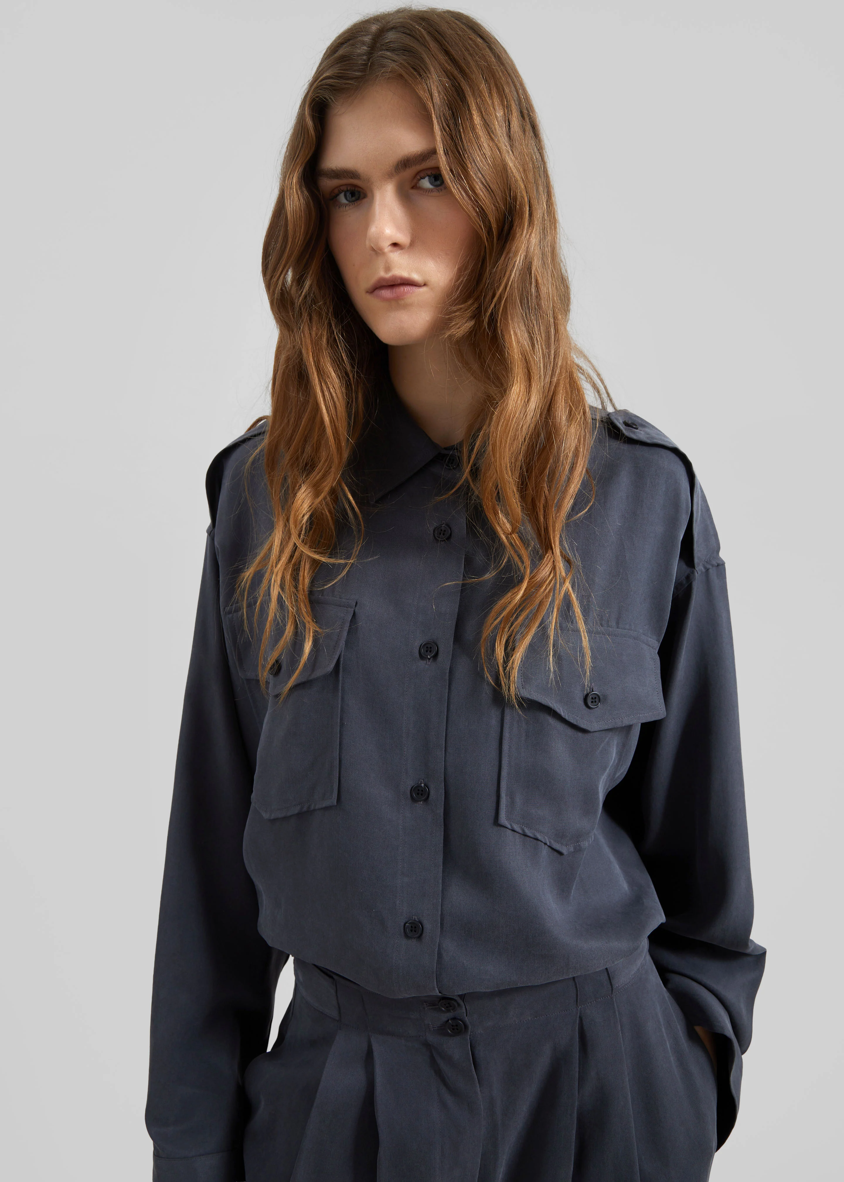 Balsta Cargo Shirt - Dark Grey - Image 6
