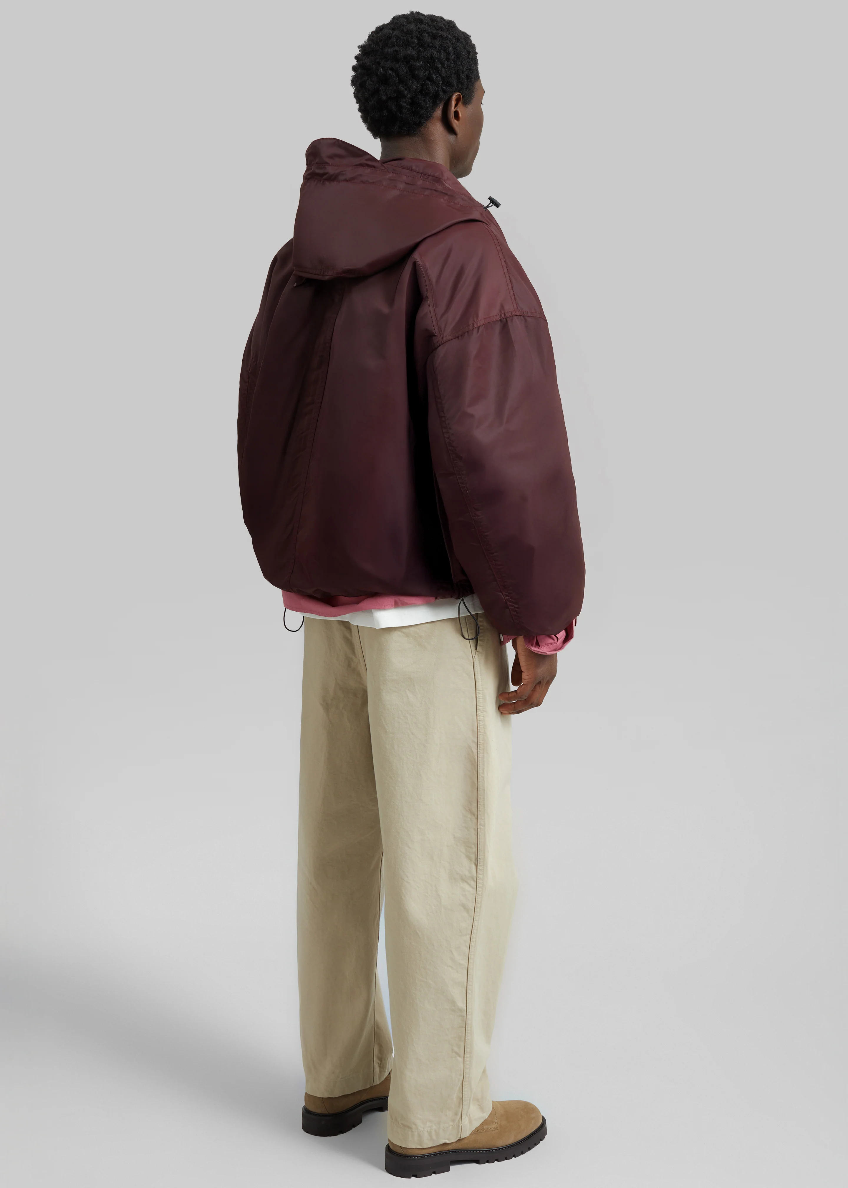 Banbury Windbreaker Jacket - Burgundy - Image 7