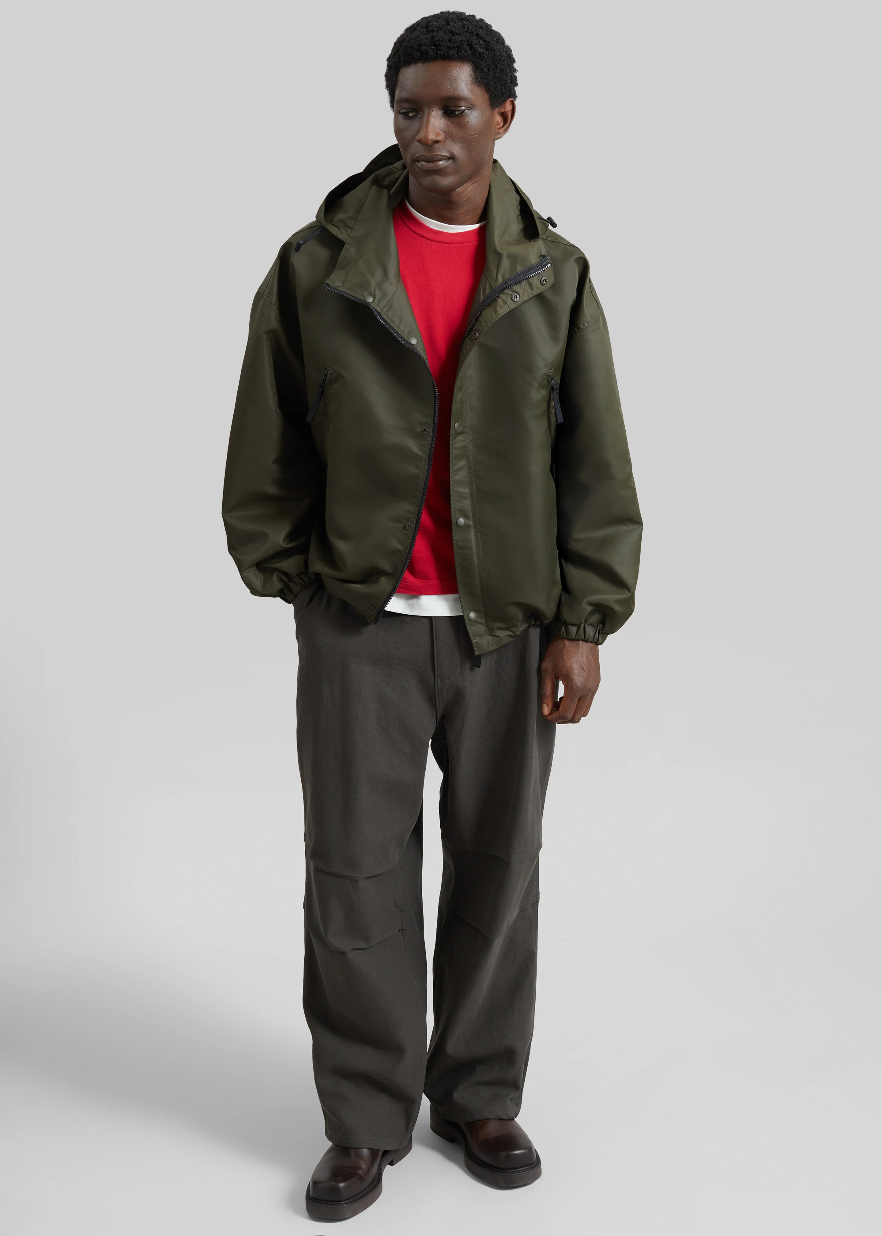 Banbury Windbreaker Jacket - Olive - Image 5