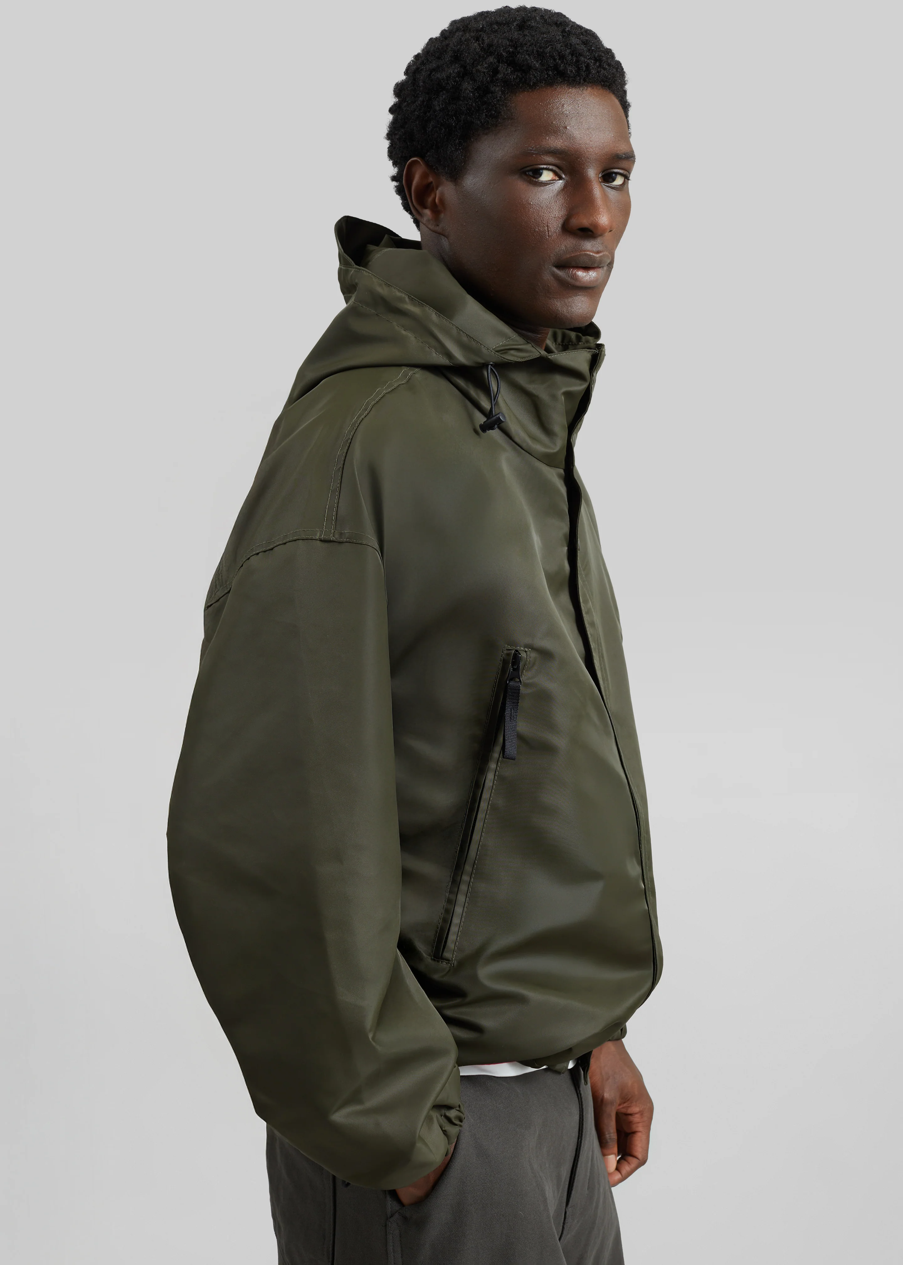 Banbury Windbreaker Jacket - Olive - Image 6