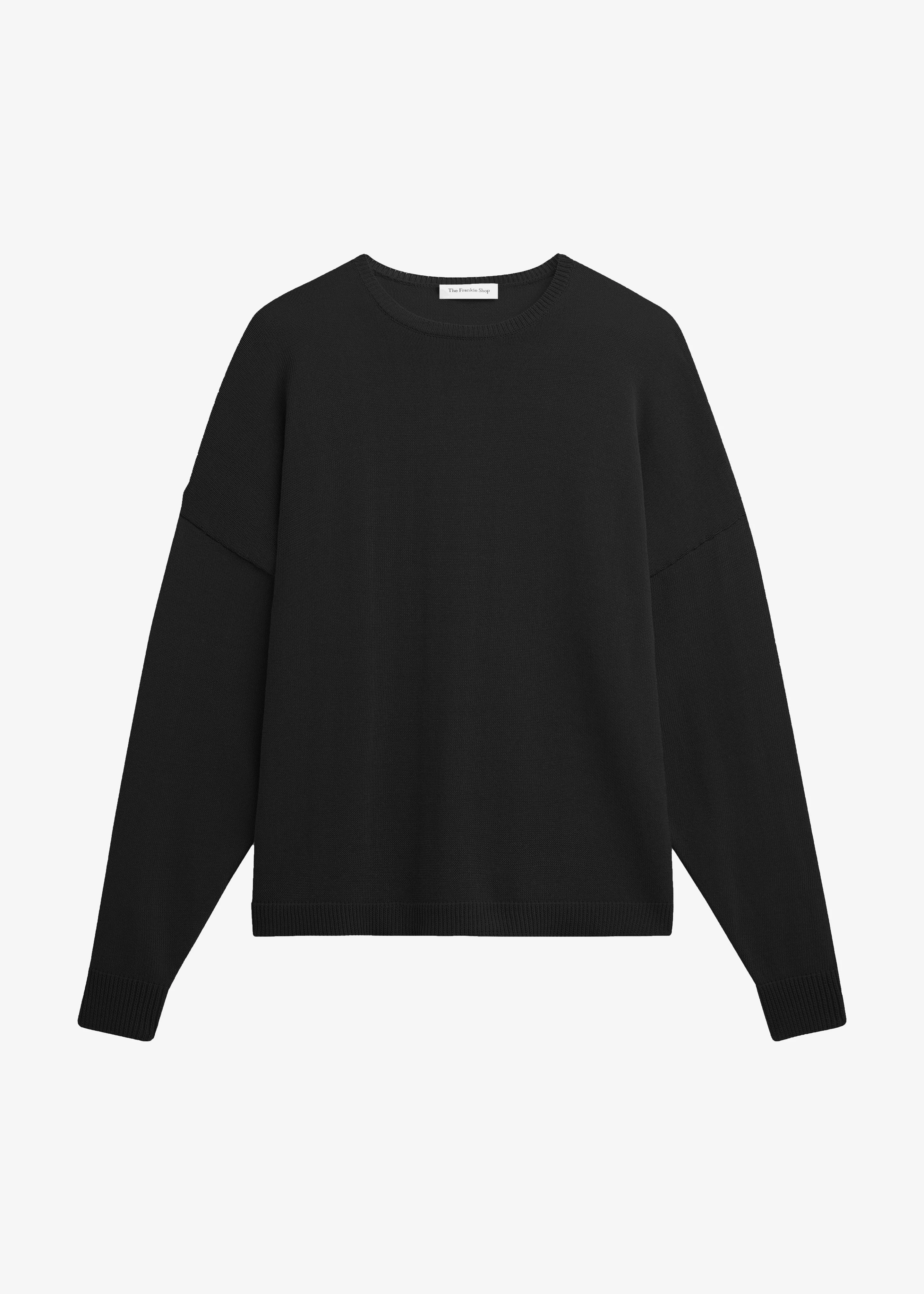 Basel Crew Neck Sweater - Black - Image 6