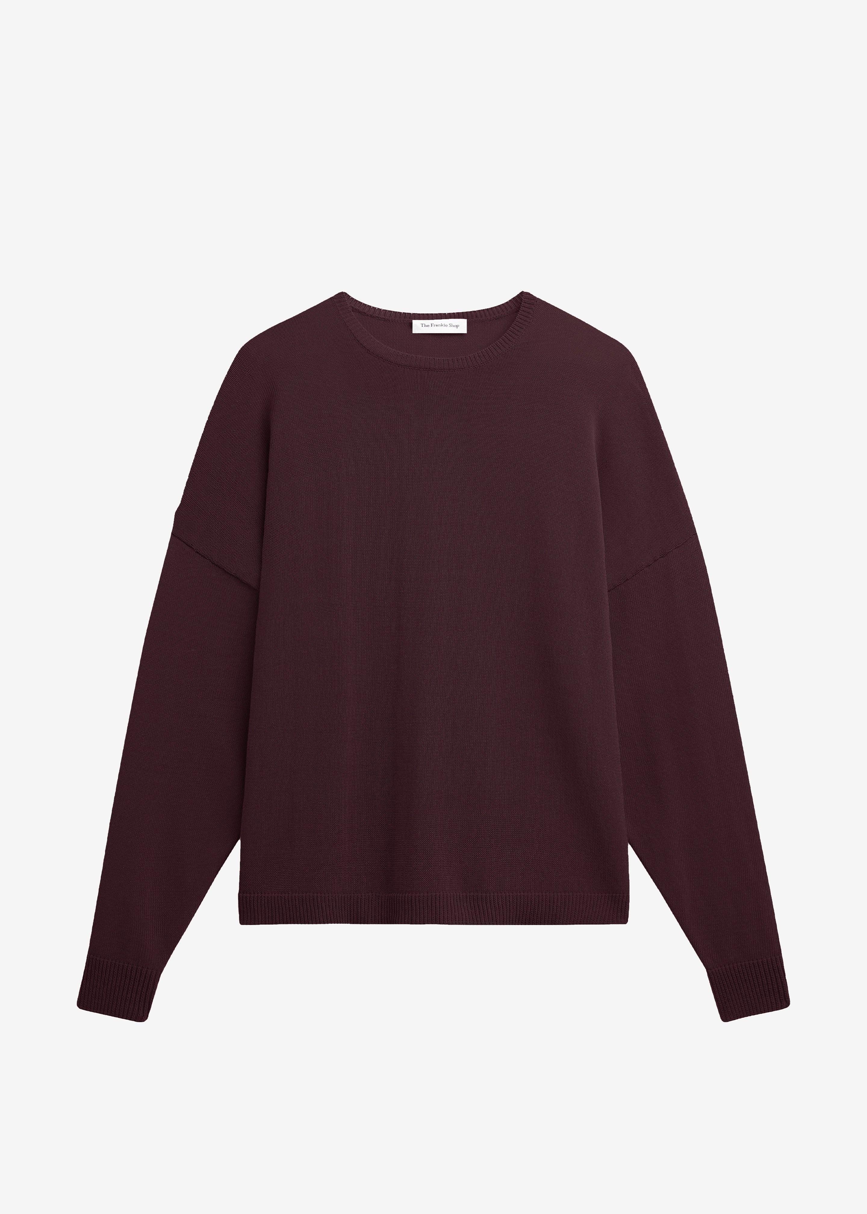 Basel Crew Neck Sweater - Burgundy - Image 8