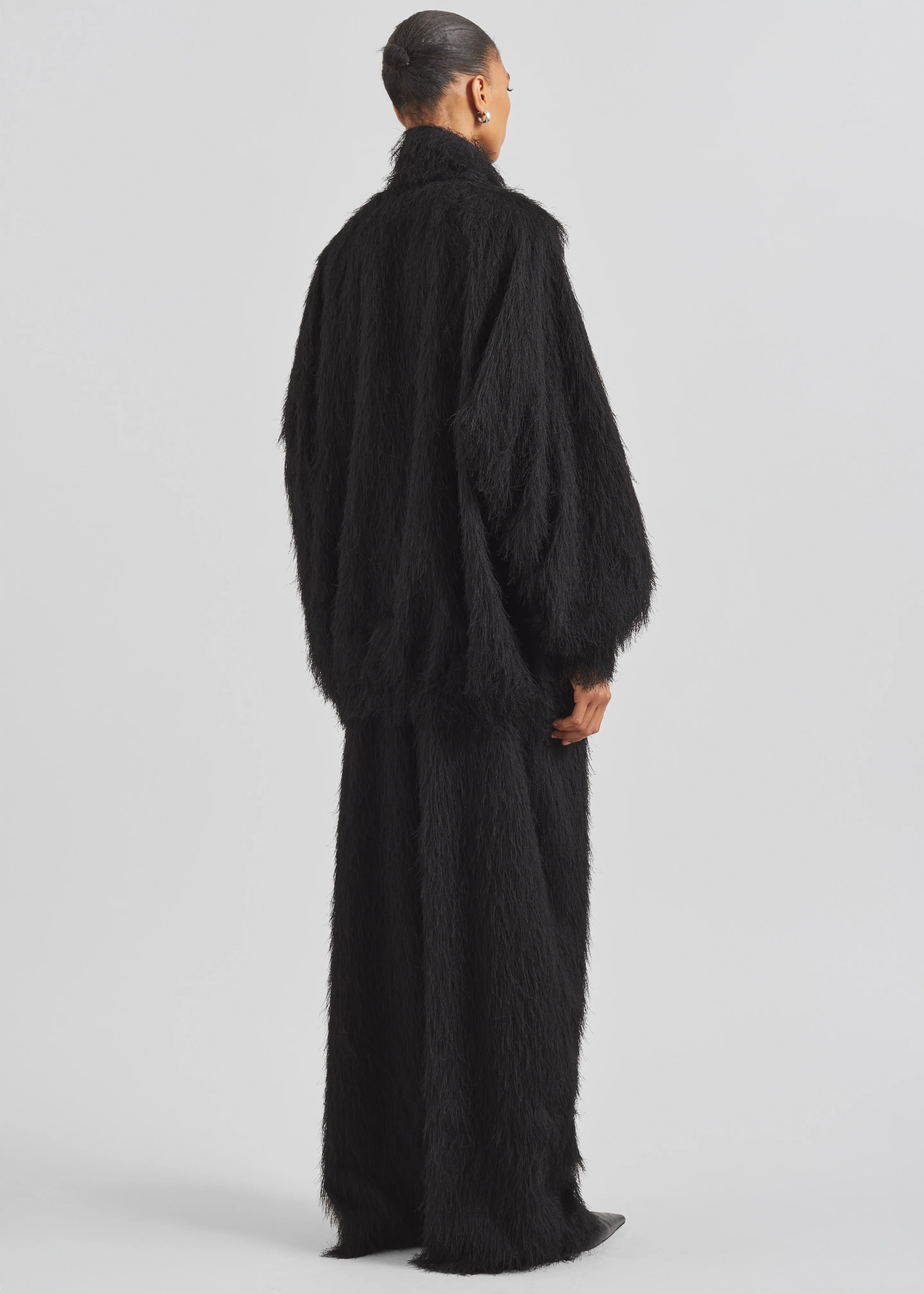 Baxter Fringed Track Pants - Black - Image 6