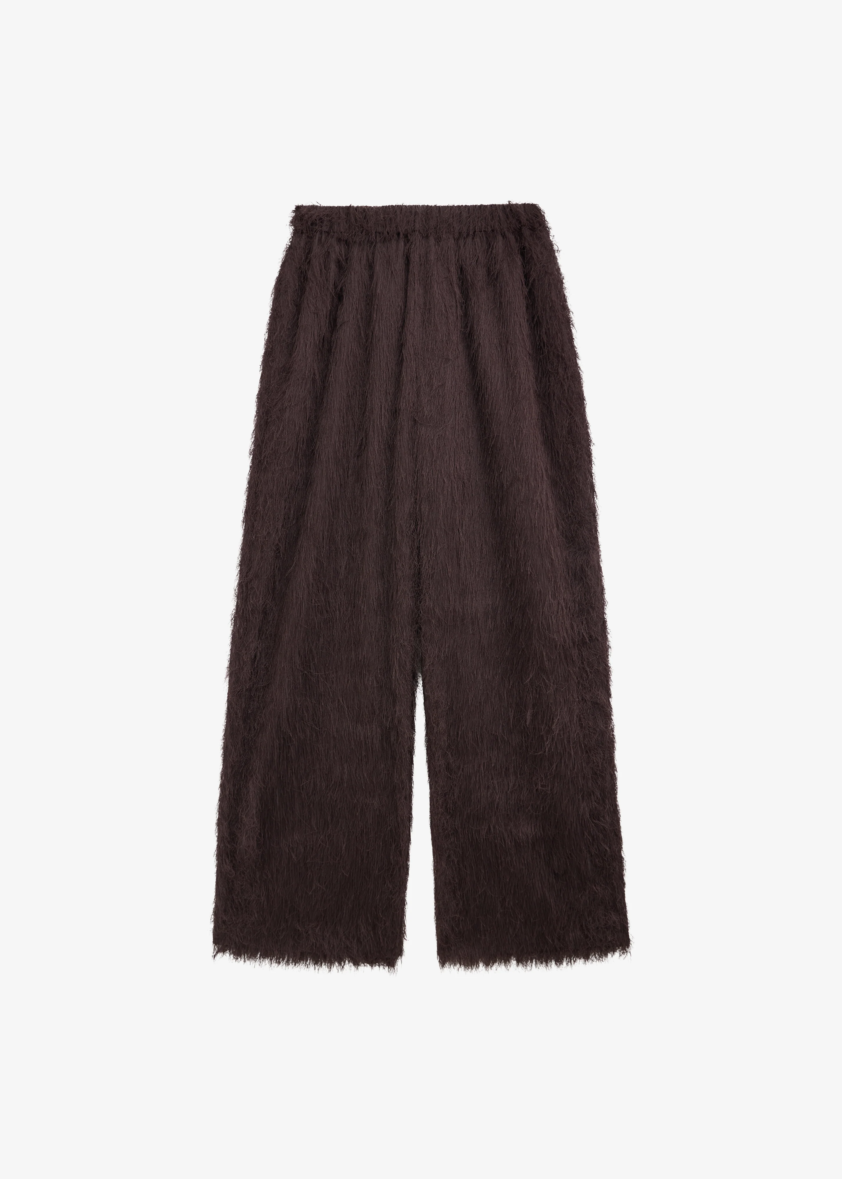 Baxter Fringed Track Pants - Dark Brown - Image 7