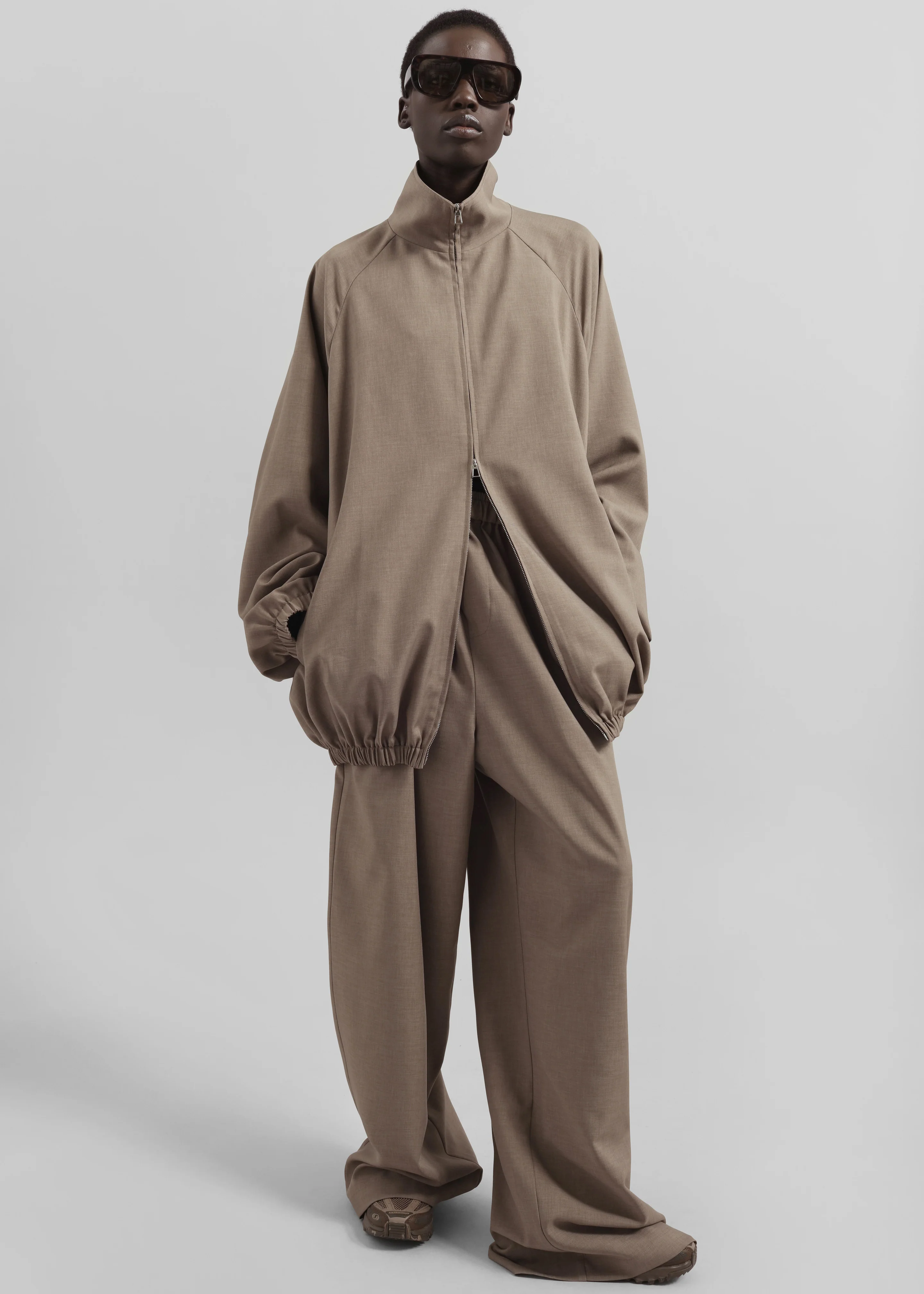 Baxter Track Pants - Taupe - Image 2