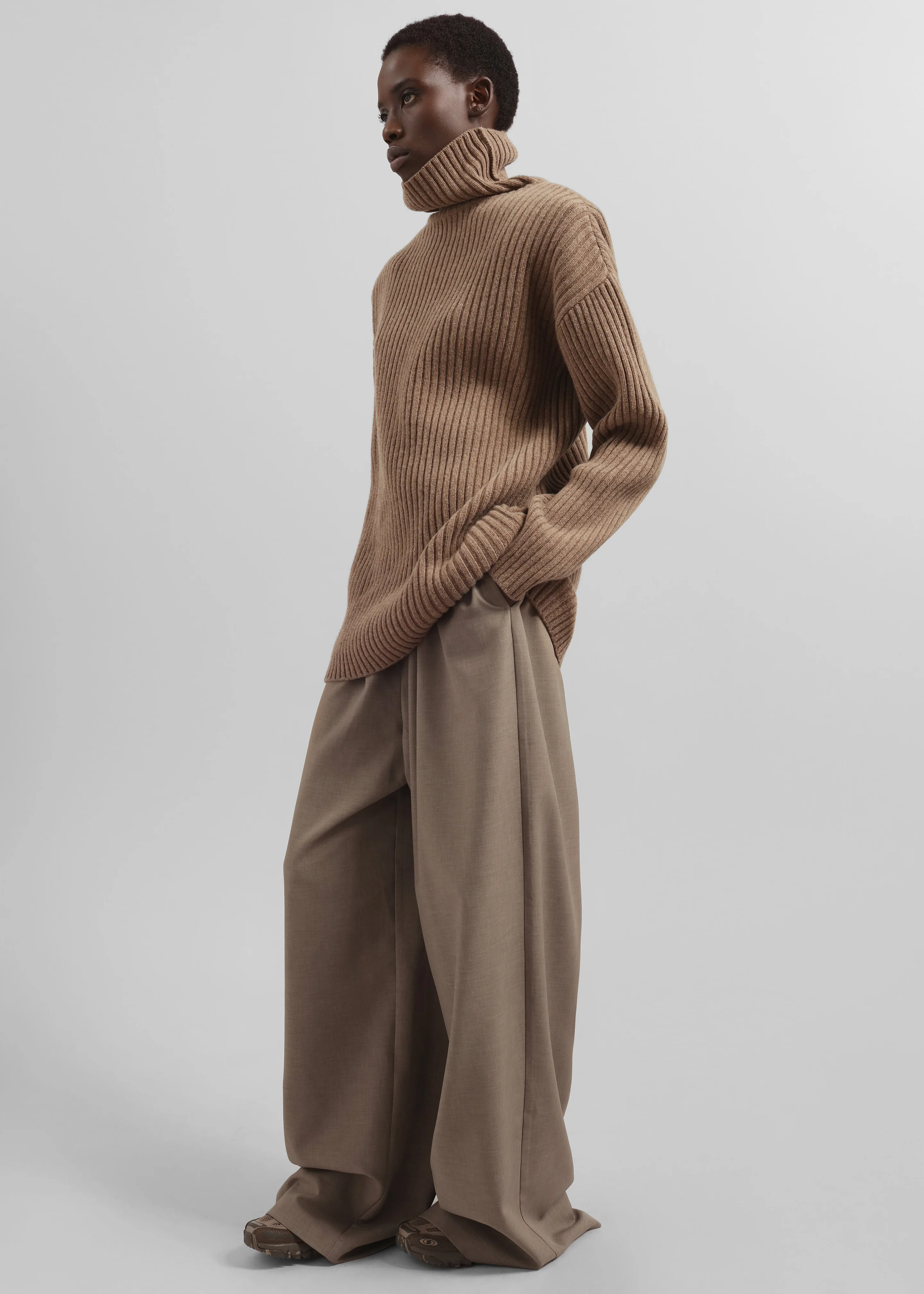 Baxter Track Pants - Taupe - Image 5