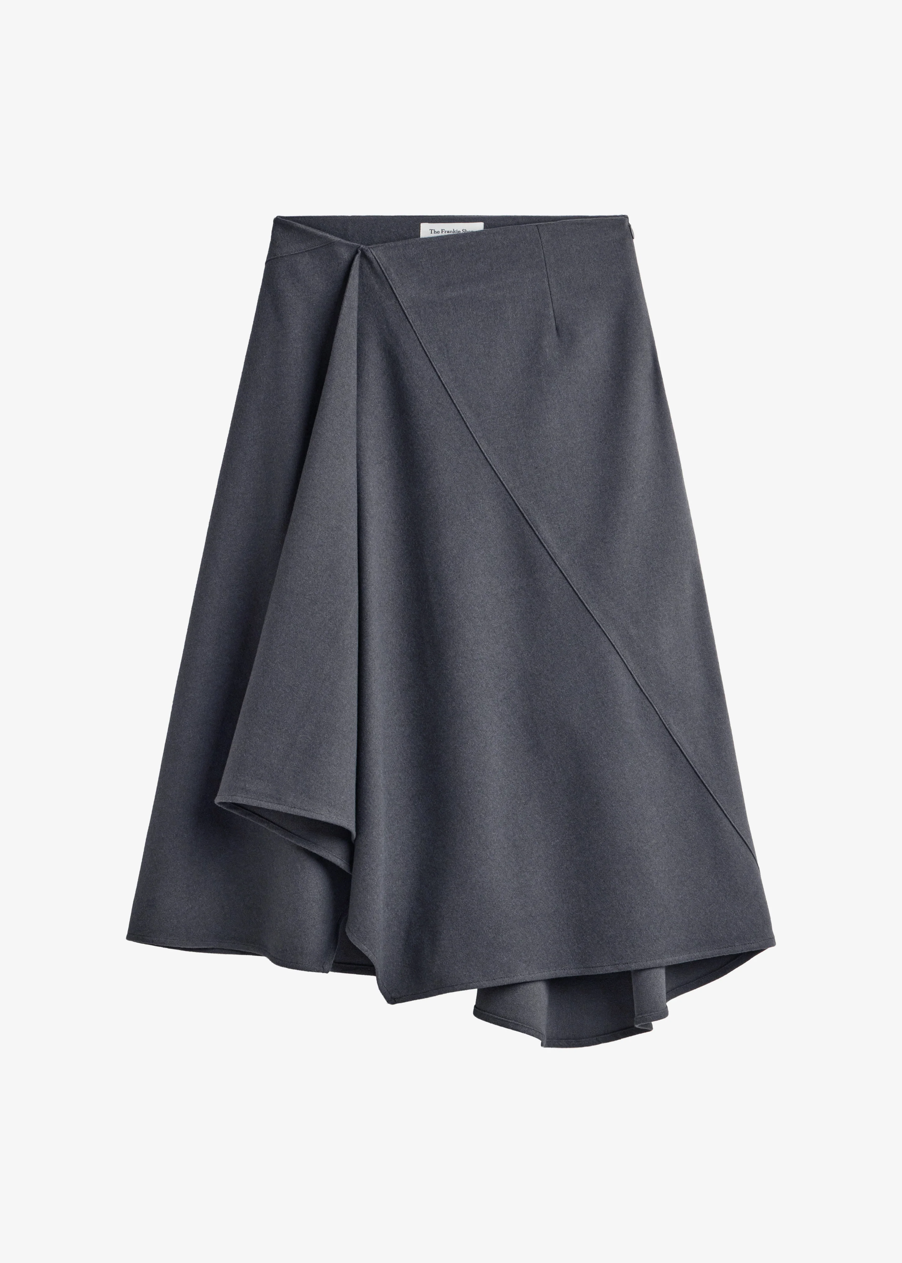 Bayel Flared Midi Skirt - Dark Grey - Image 7