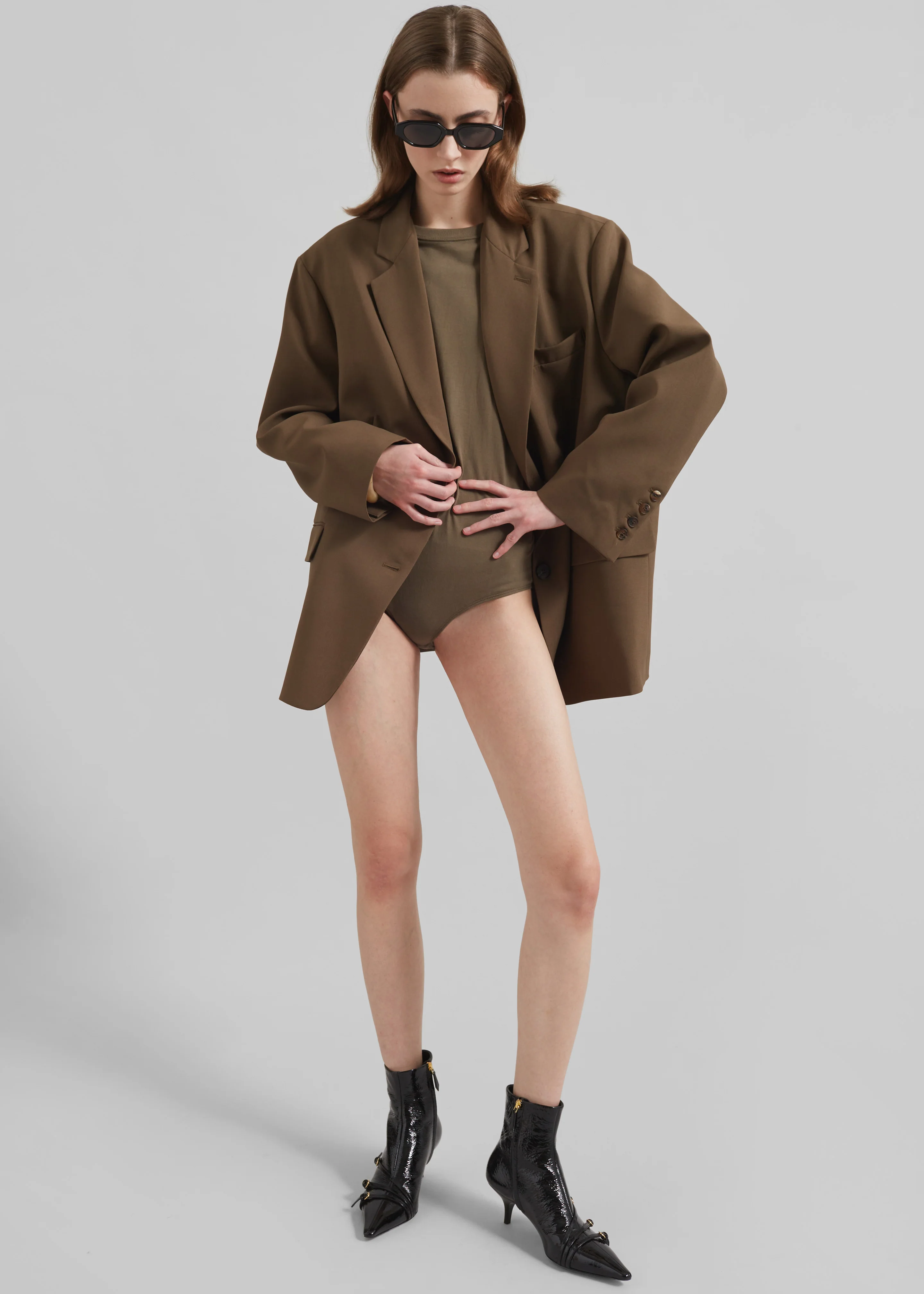 Bea Blazer - Chocolate - Image 7