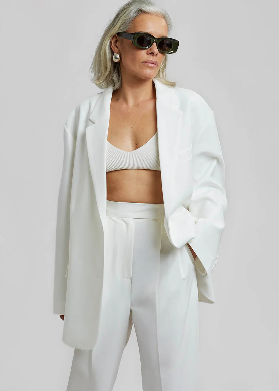 Bea Blazer - White - Image 6