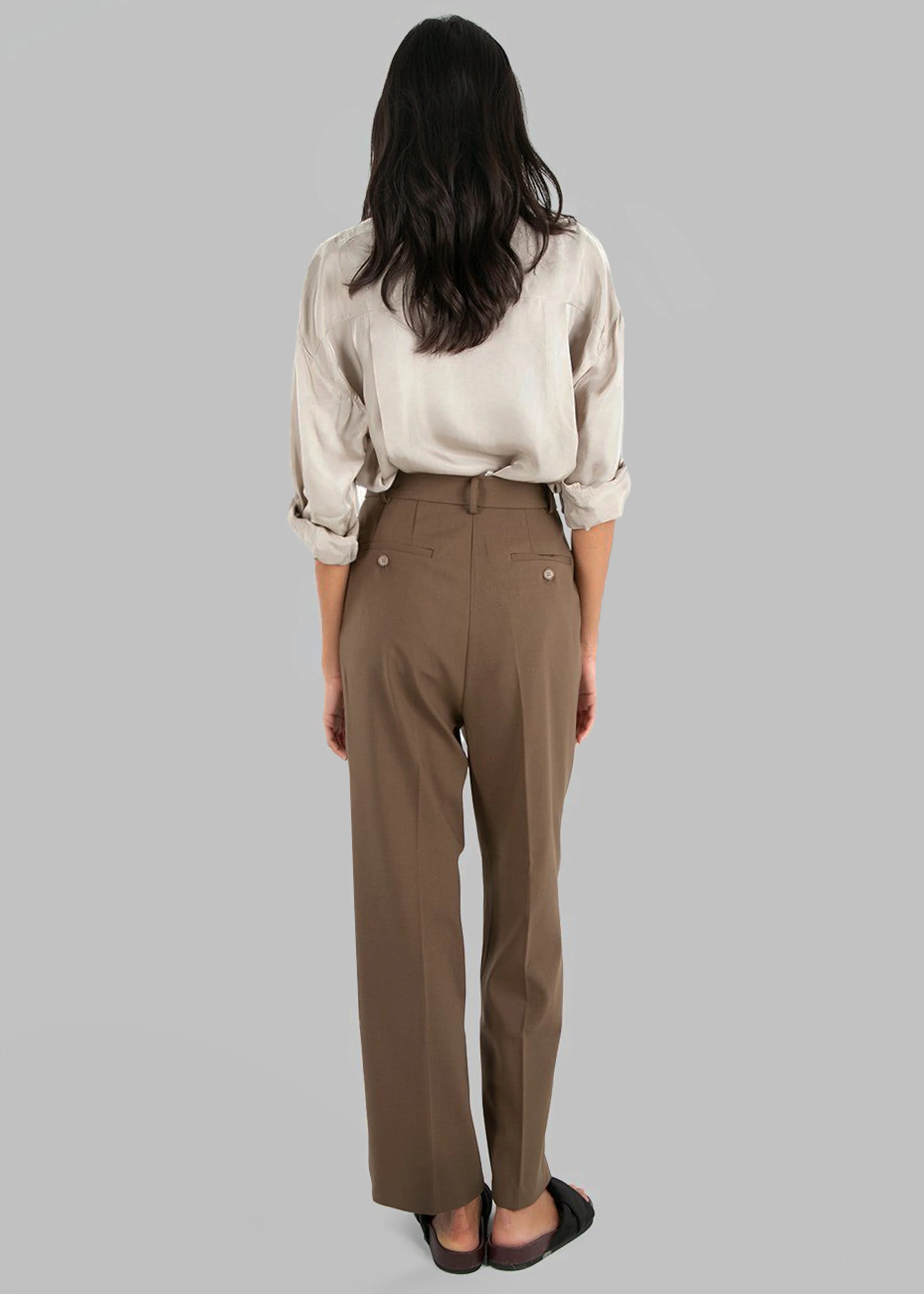 Bea Suit Pants - Chocolate - Image 10