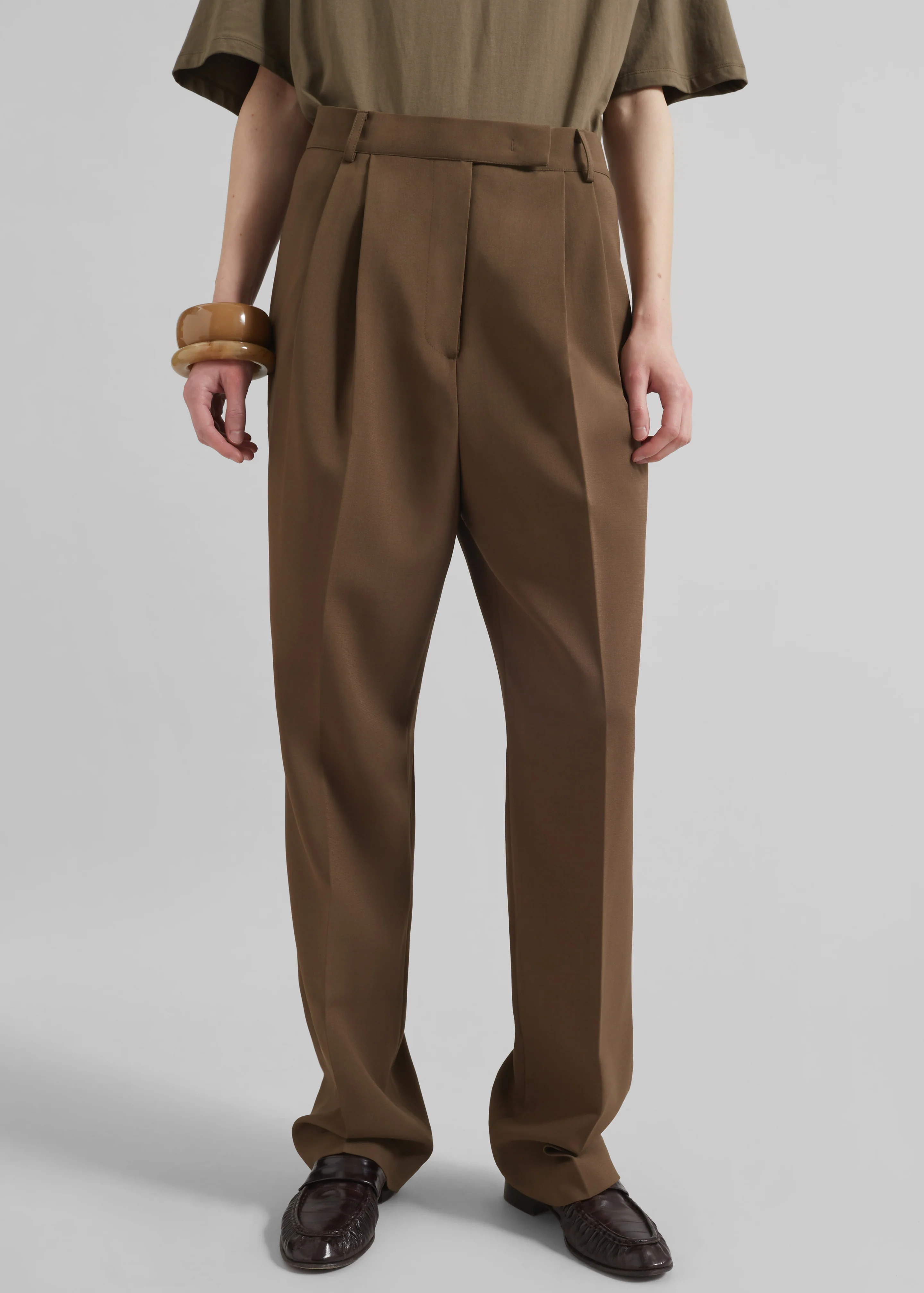 Bea Suit Pants - Chocolate - Image 5