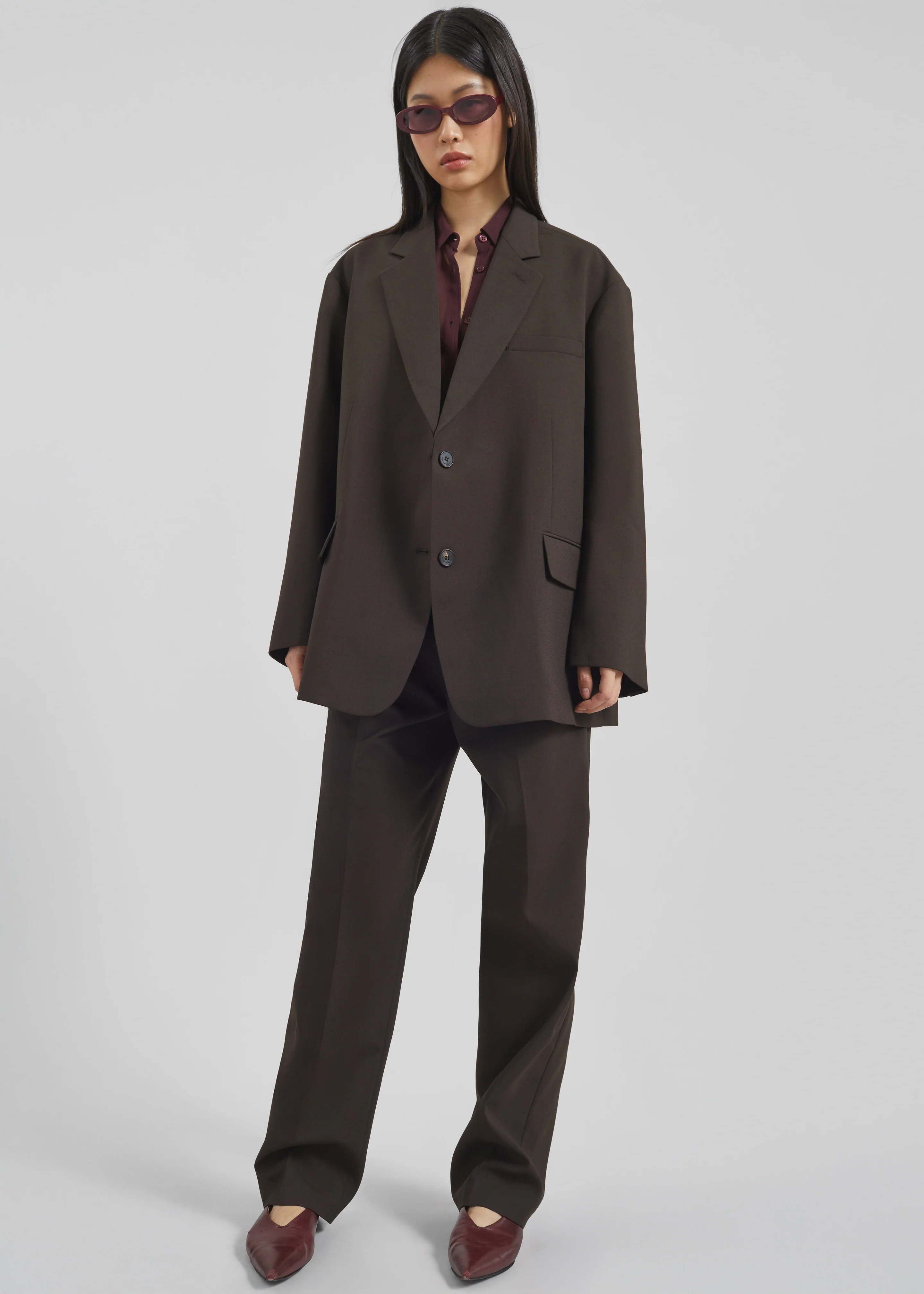 Bea Suit Pants - Dark Espresso - Image 5