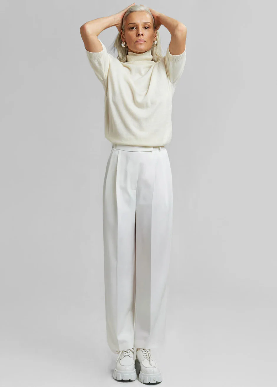 Bea Suit Pants - White - Image 5