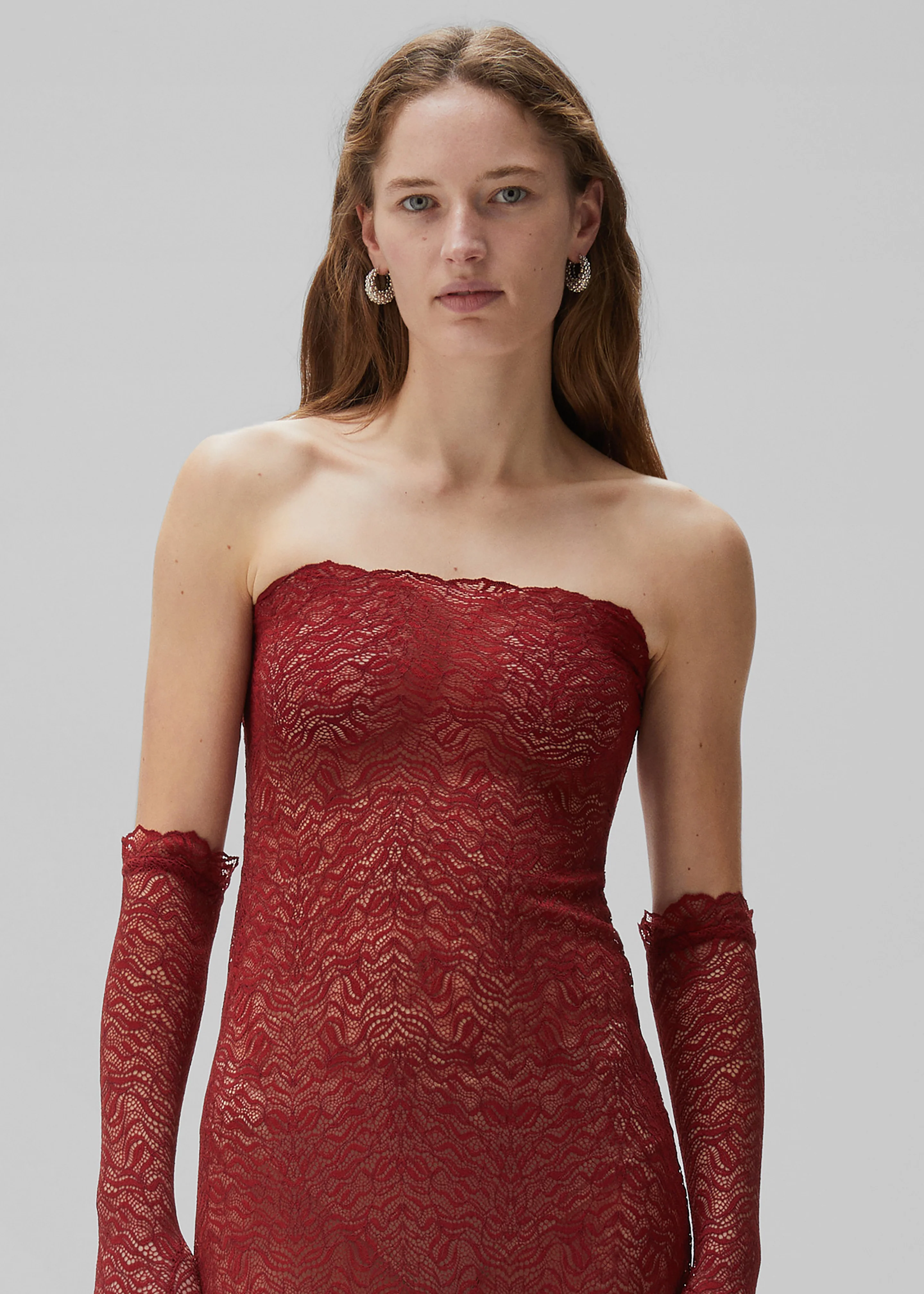 Beaufille Anise Dress - Burgundy - Image 3