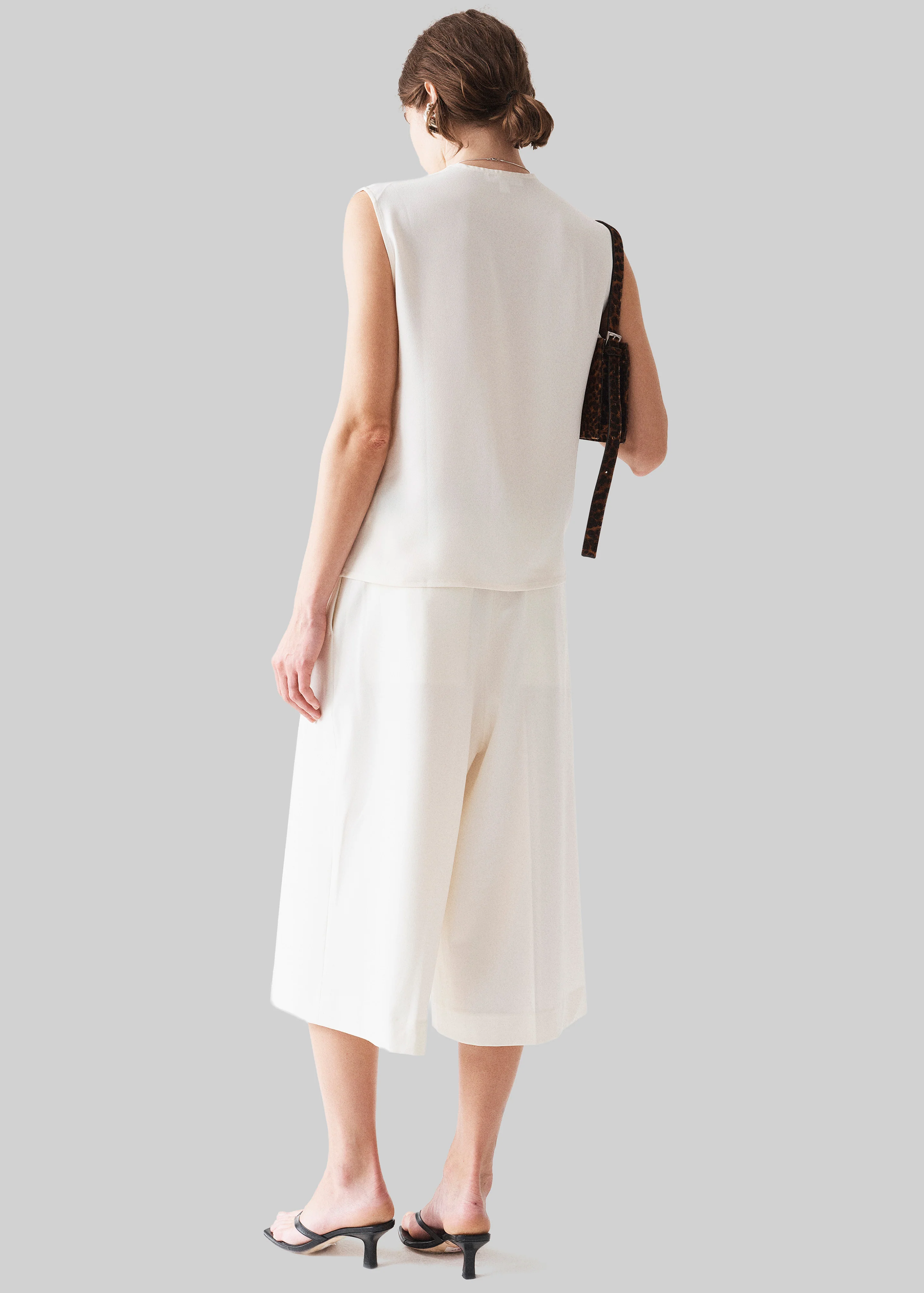 Beaufille Lewis Sleeveless Blouse - Porcelain - Image 6