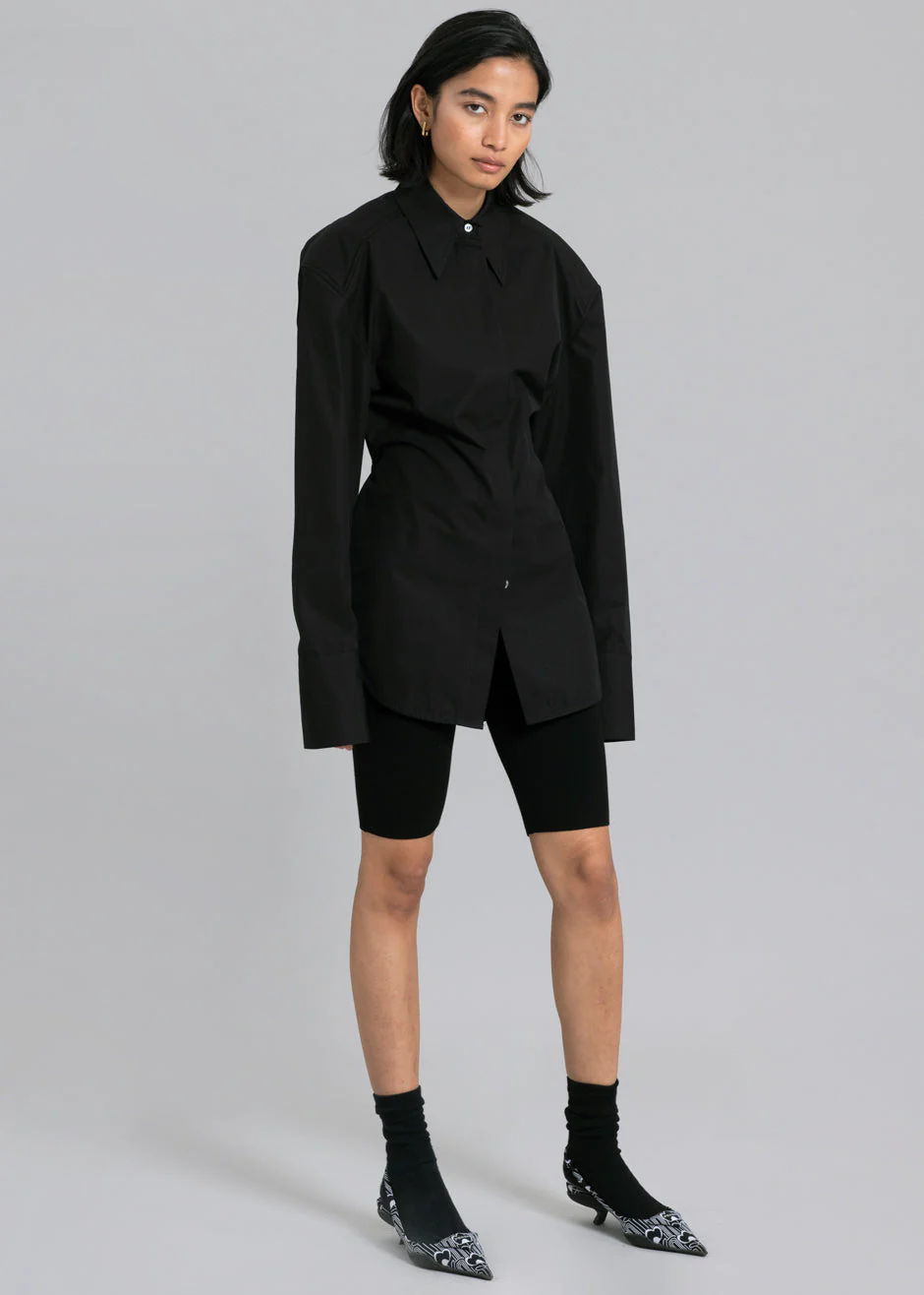 Bec Padded Shirt - Black - Image 3